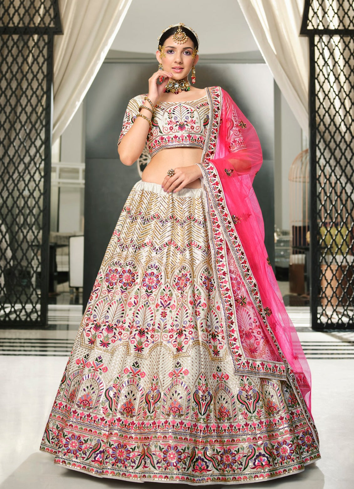 Amazing Pink Color Lehenga Choli For Party Look – Joshindia