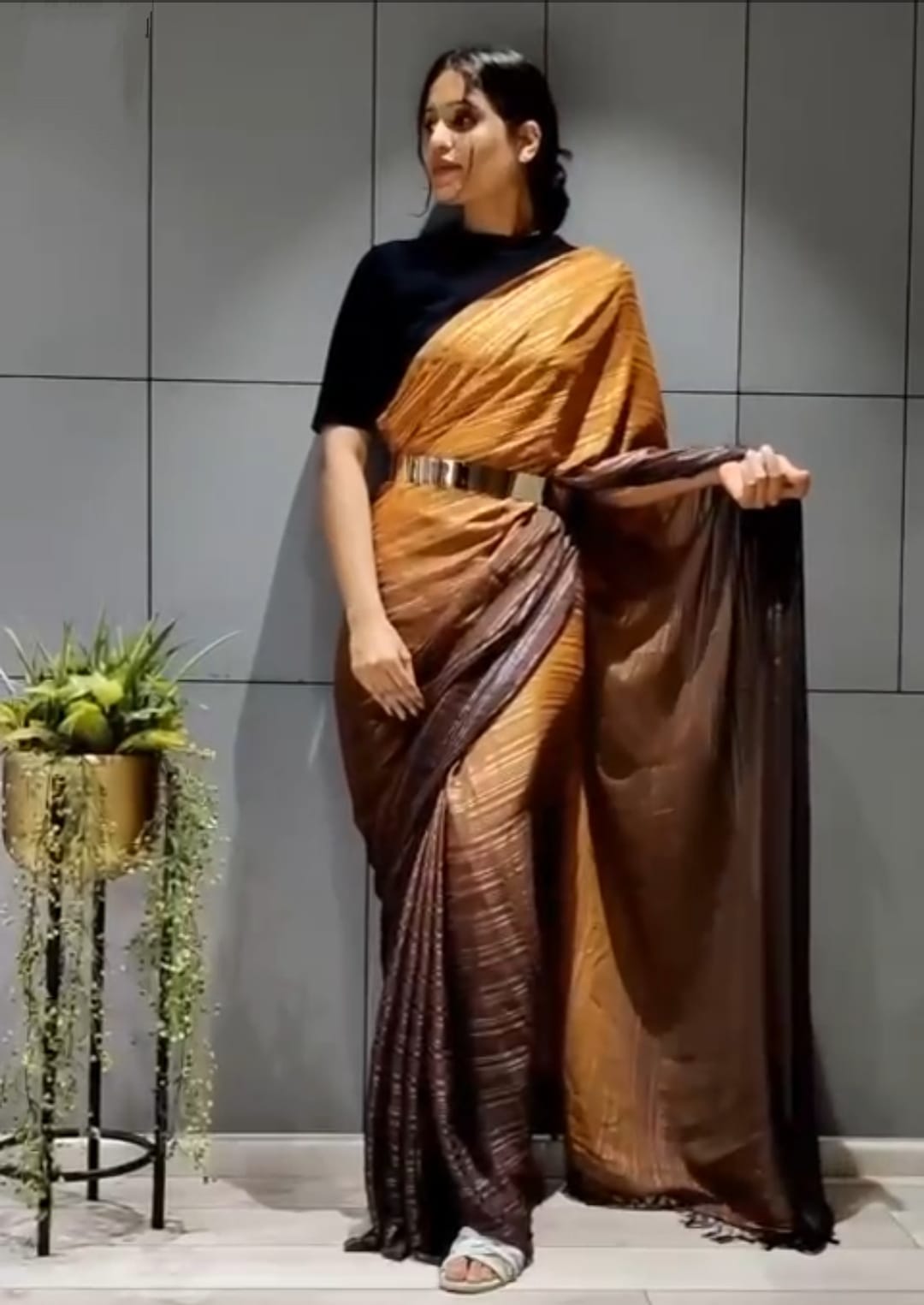 Belt Sarees - Buy Latest Collection of Belt Sarees for Women online 2024