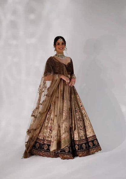 Dazzle this festive season with this beautiful sequence lehenga