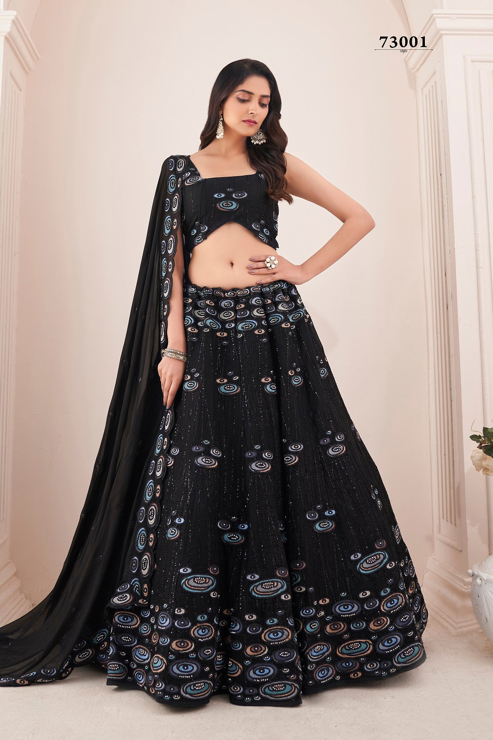 Palkhi fashion presents blue premium cotton silk full flair navratri  chaniya choli with attractive prin… | Choli blouse design, Cotton lehenga,  Lehenga saree design