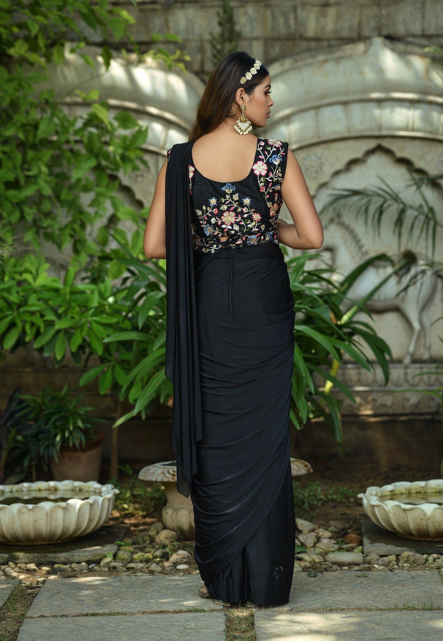 25 Black Saree Blouse Looks to Suit Every Occasion & Function