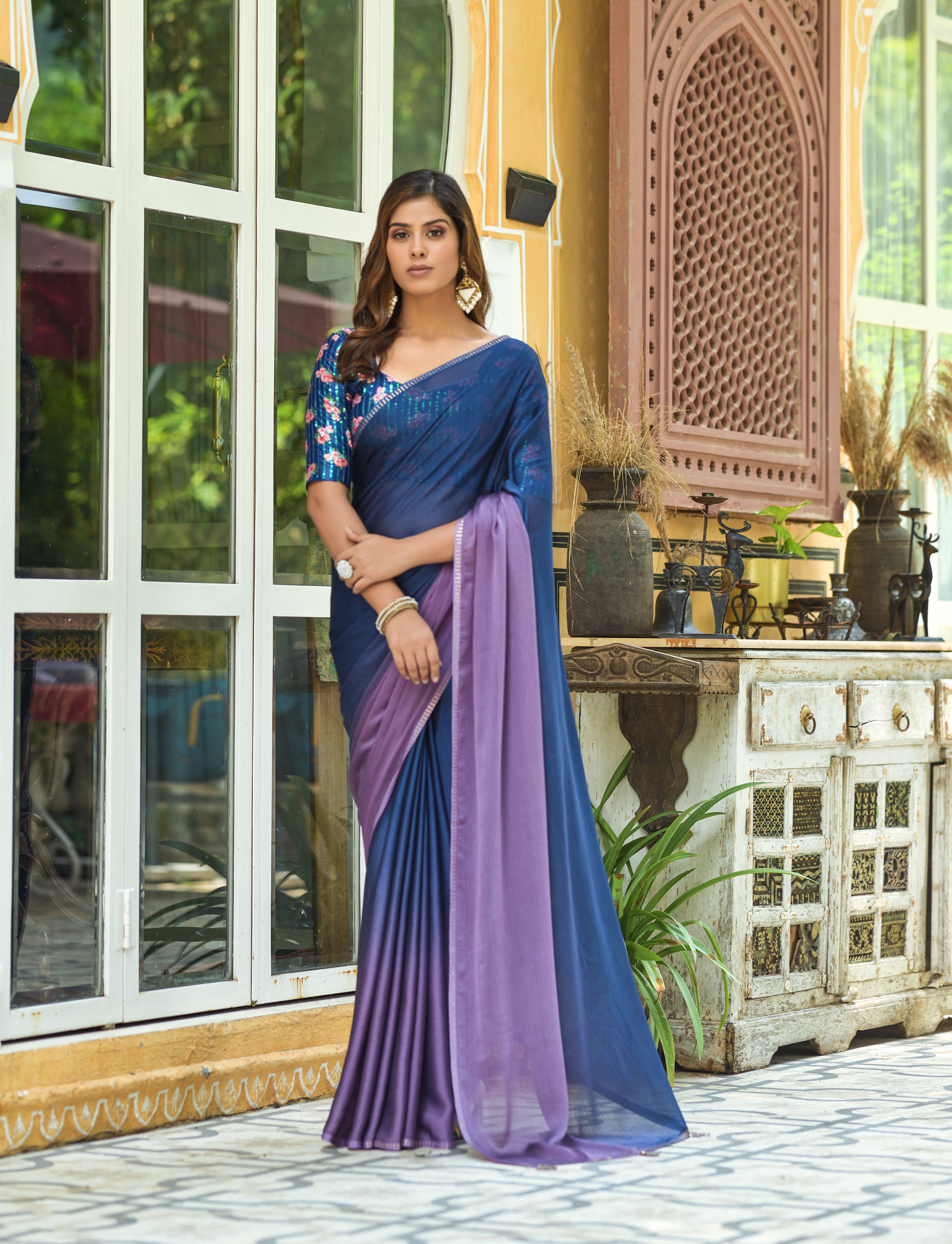 Trendy Saree Faux Chiffon Multi Colour Print Saree – Kajols - Indian &  Pakistani Fashion & Tailoring