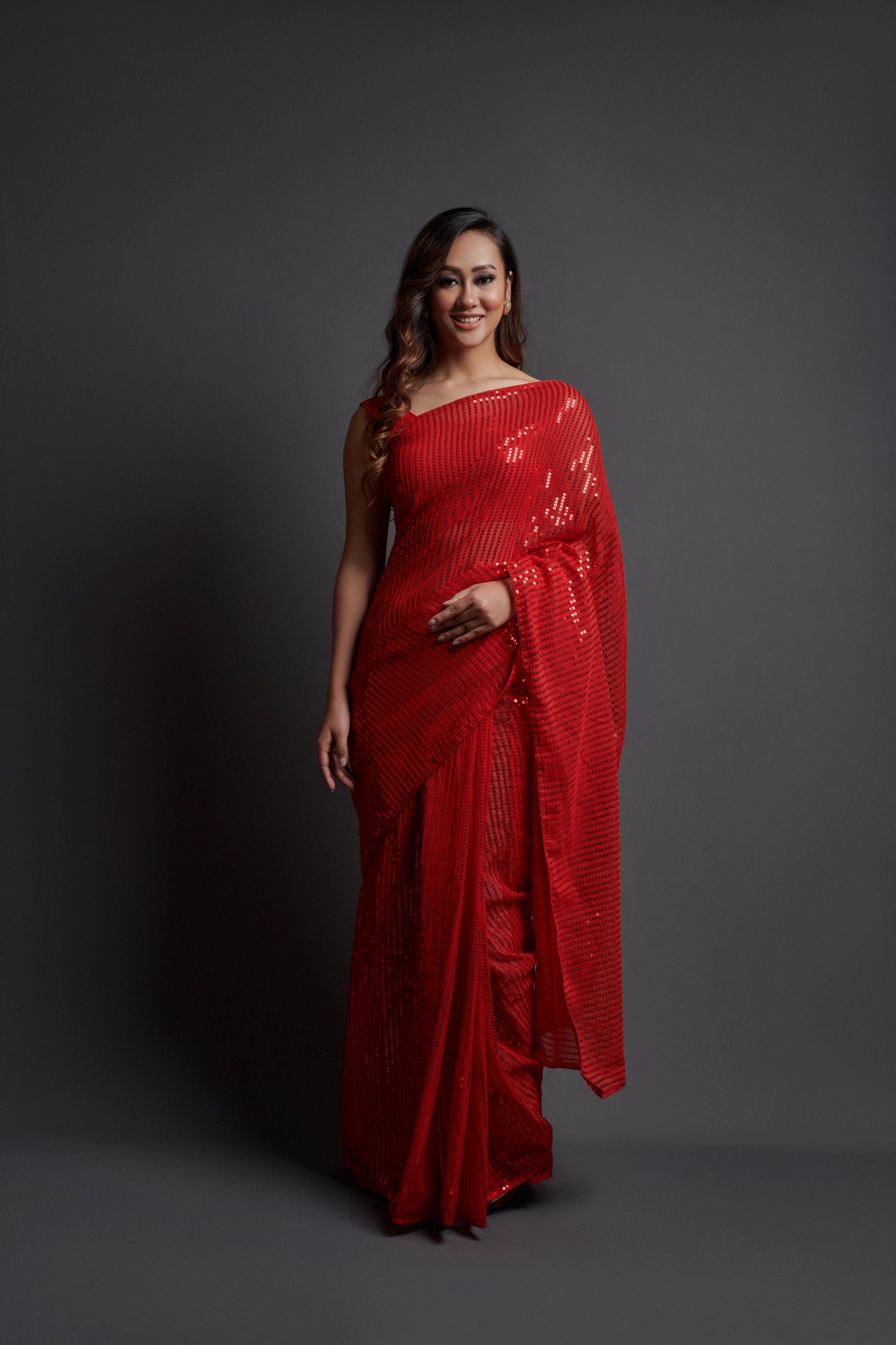 Red Saree - Buy Red Color Fashion Sarees Online – Joshindia