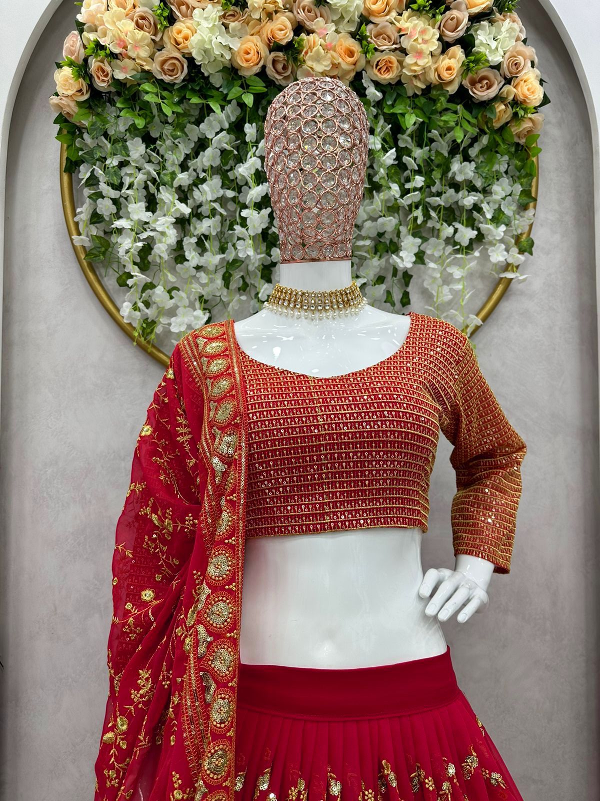 Buy Red Bridal Lehenga online at Best Prices in India - Joshindia