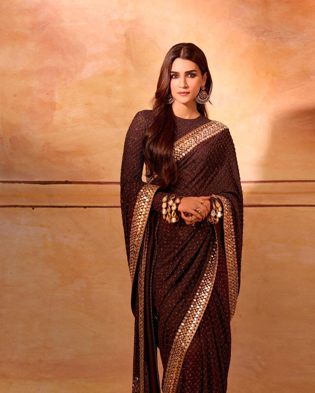 Classy black & maroon Ajrakh combination Cotton saree with black borde –  Sujatra