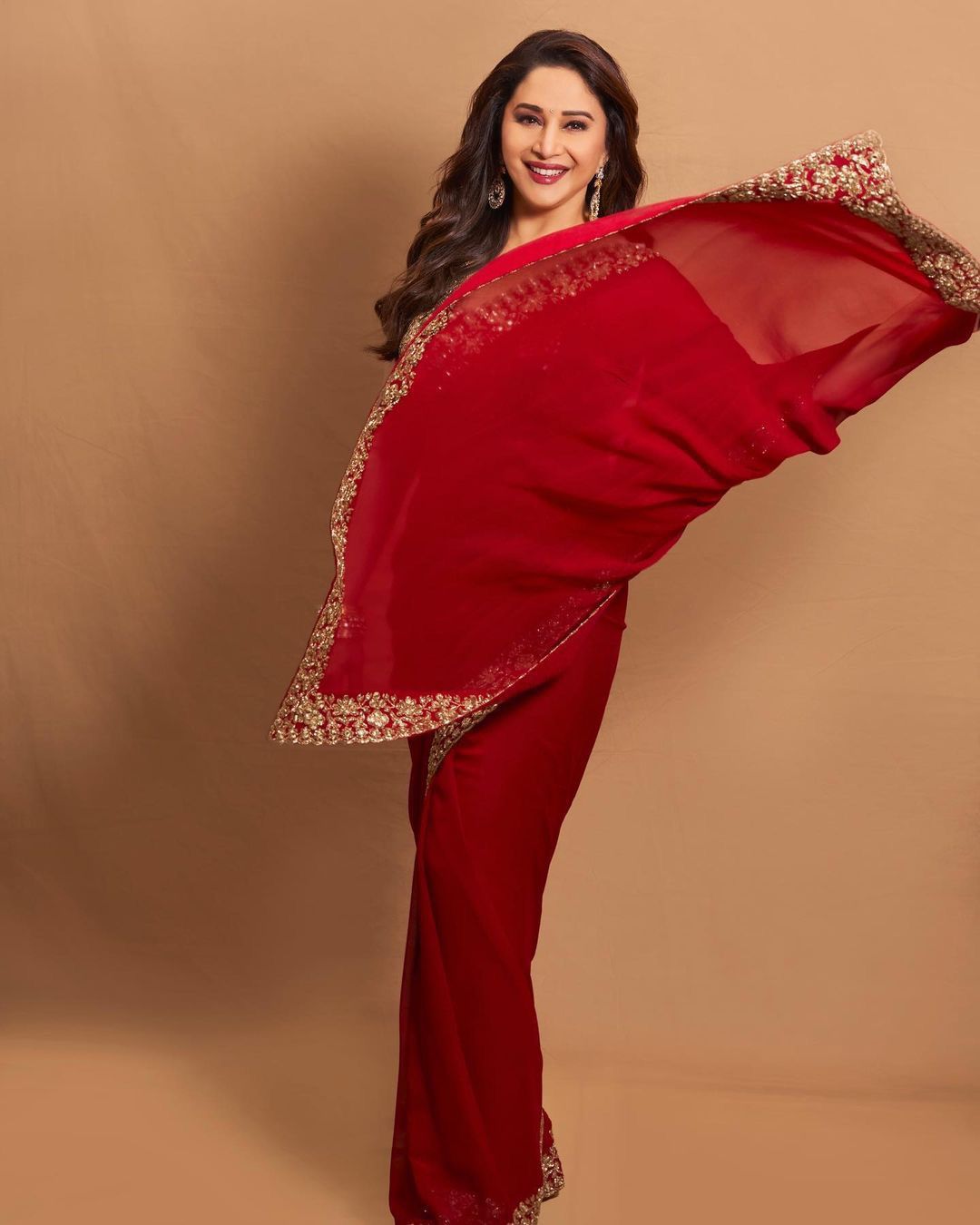 Buy Red Georgette Saree online at Best Prices in India - Joshindia