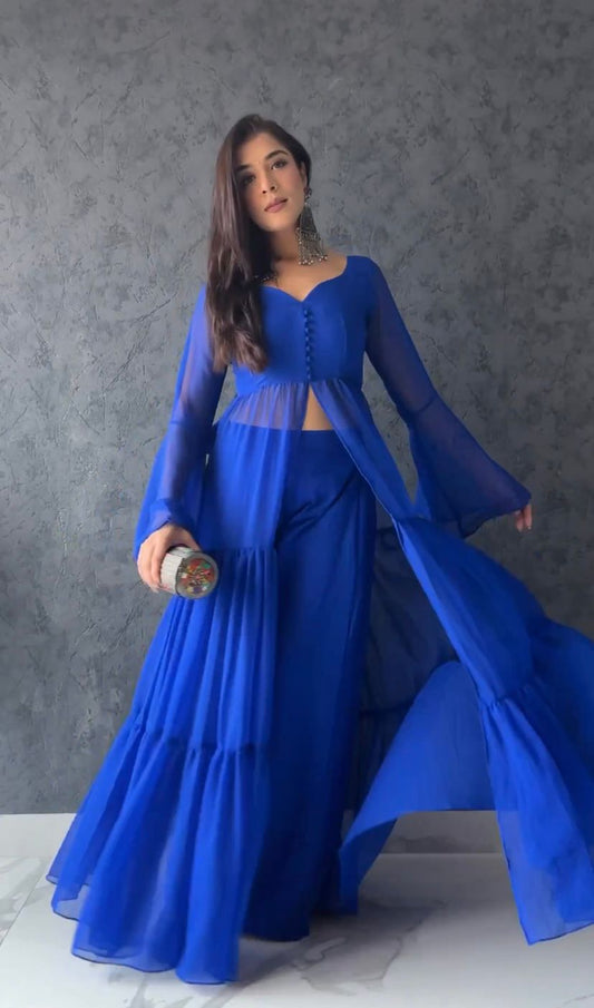 Buy Blue Women Gowns Online - Joshindia