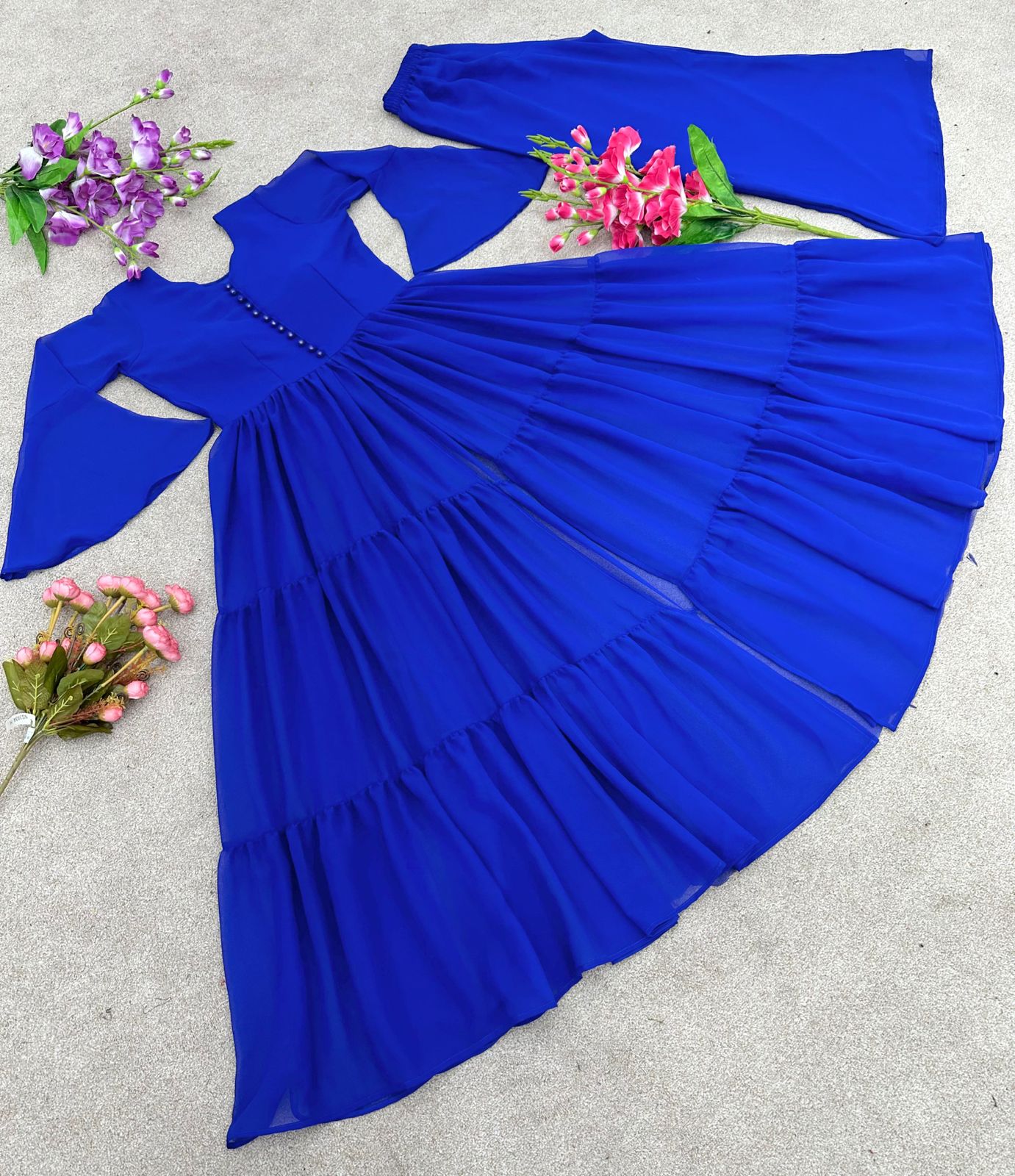 Buy Blue Women Gowns Online - Joshindia