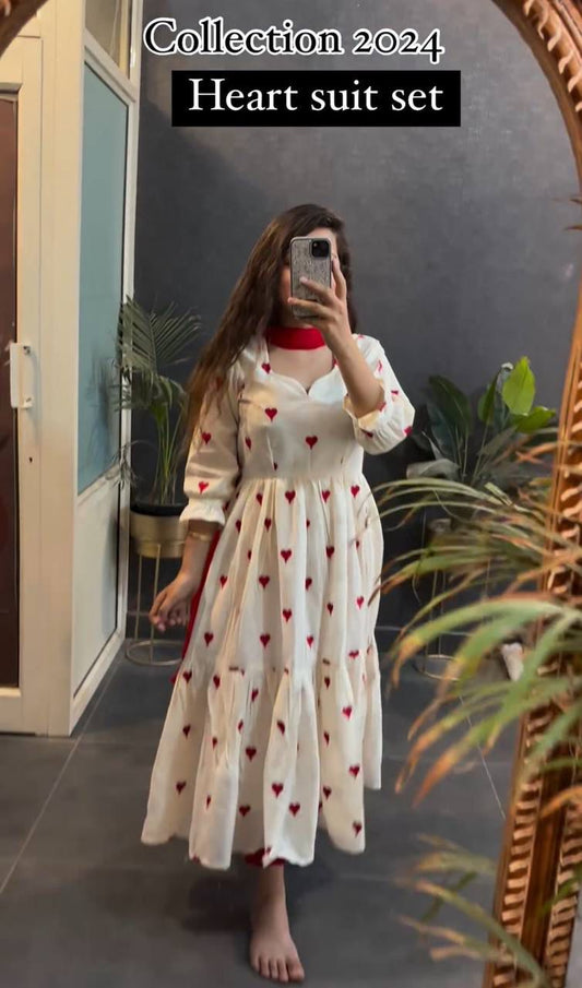 Buy Heart Print Dress Online In India - Joshindia