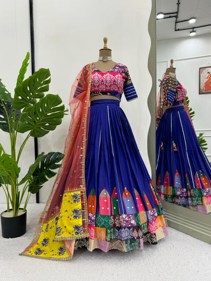 Navratri Special Fancy Digital Print Lehenga With Fancy Choli and Dupatta