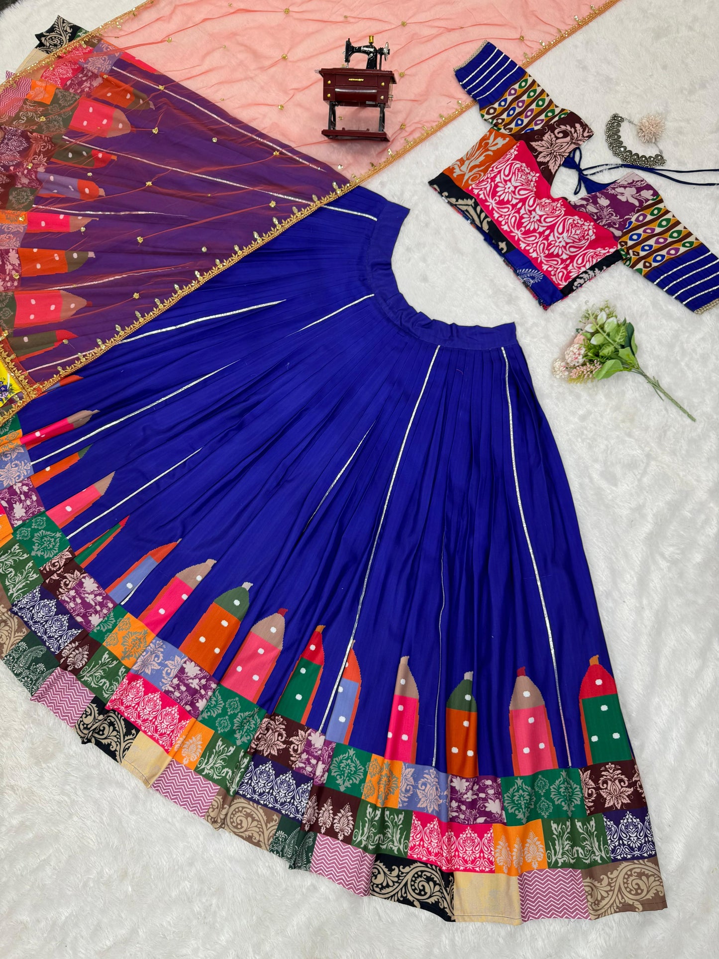 Navratri Special Fancy Digital Print Lehenga With Fancy Choli and Dupatta