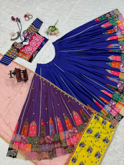 Navratri Special Fancy Digital Print Lehenga With Fancy Choli and Dupatta