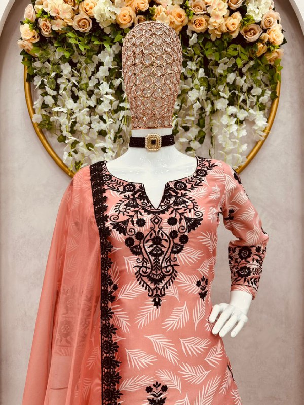 Buy Peach Kurta Sets online in India - Joshindia