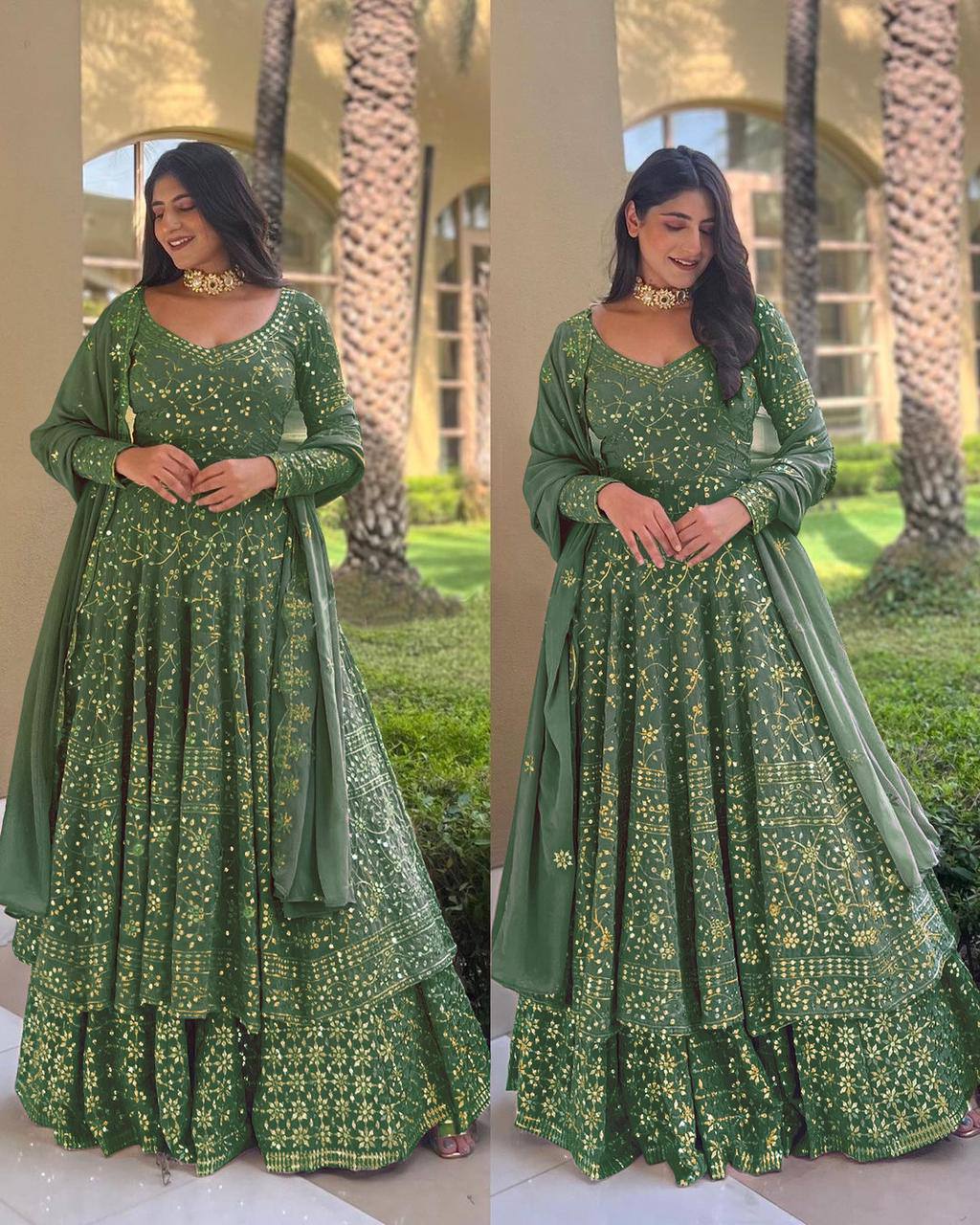 Royal Pakistani Peach Gown Bridal Lehenga Dress #BS602 | Bridal lehenga,  Latest bridal lehenga, Peach gown