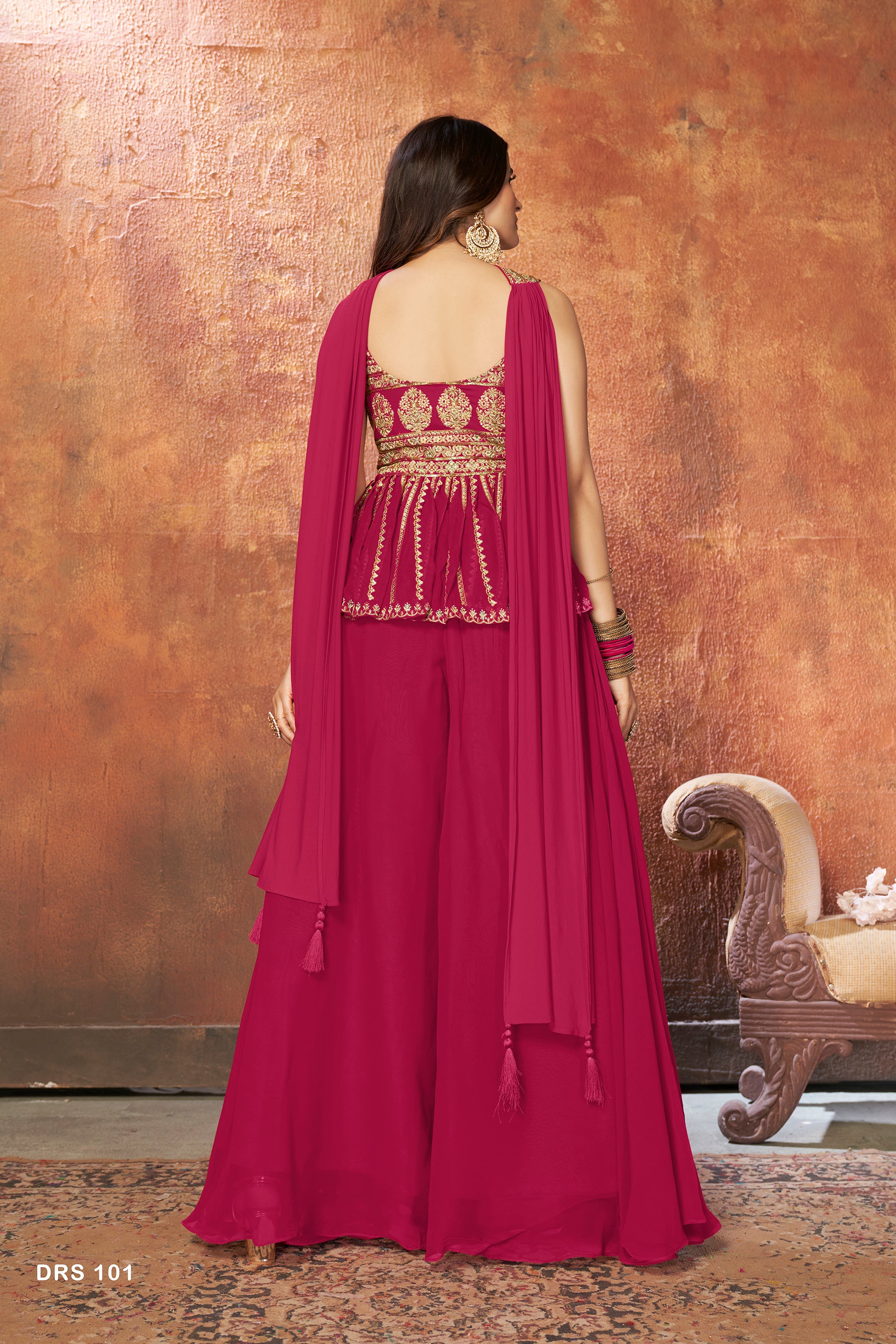 Beautiful Pink Designer Salwar suit At Best Price - Joshindia