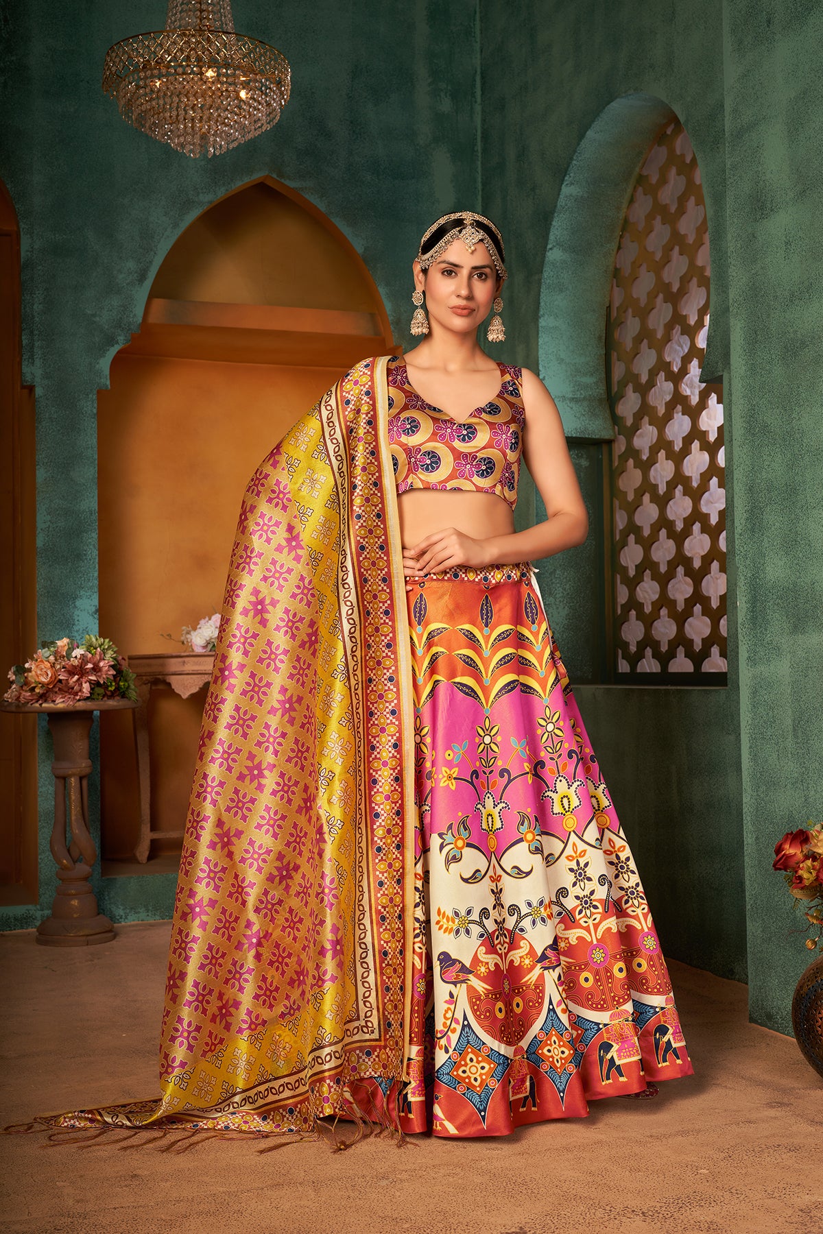 Pure Silk - Bridal - Lehenga Cholis: Buy Indian Lehenga Outfits Online |  Utsav Fashion