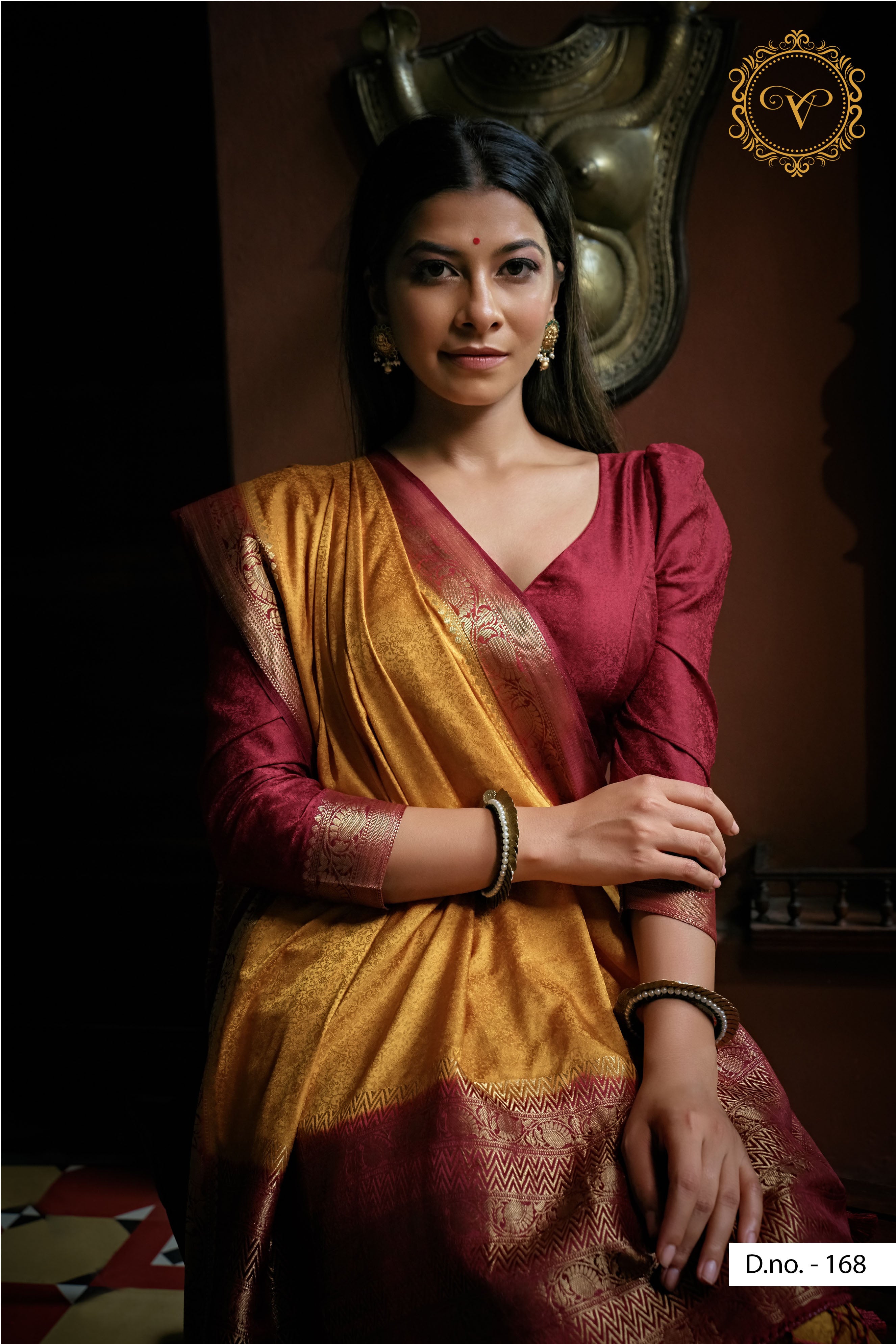 Cedar Dark Maroon Woven Banarasi Raw Silk Saree – MySilkLove