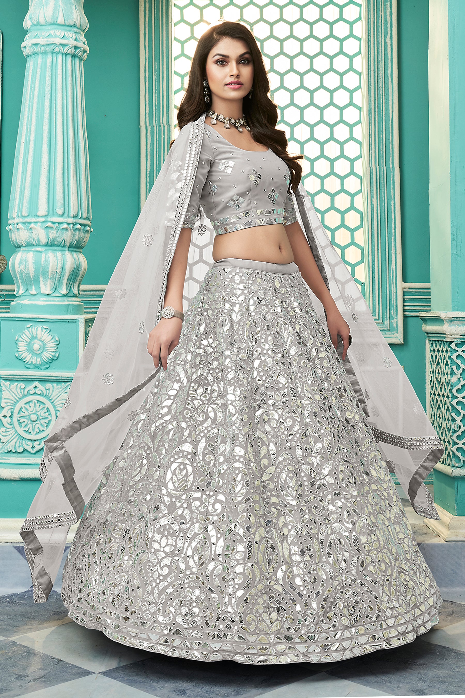 Brides Who Slayed in Grey Outfits on Their Wedding Functions! |  WeddingBazaar