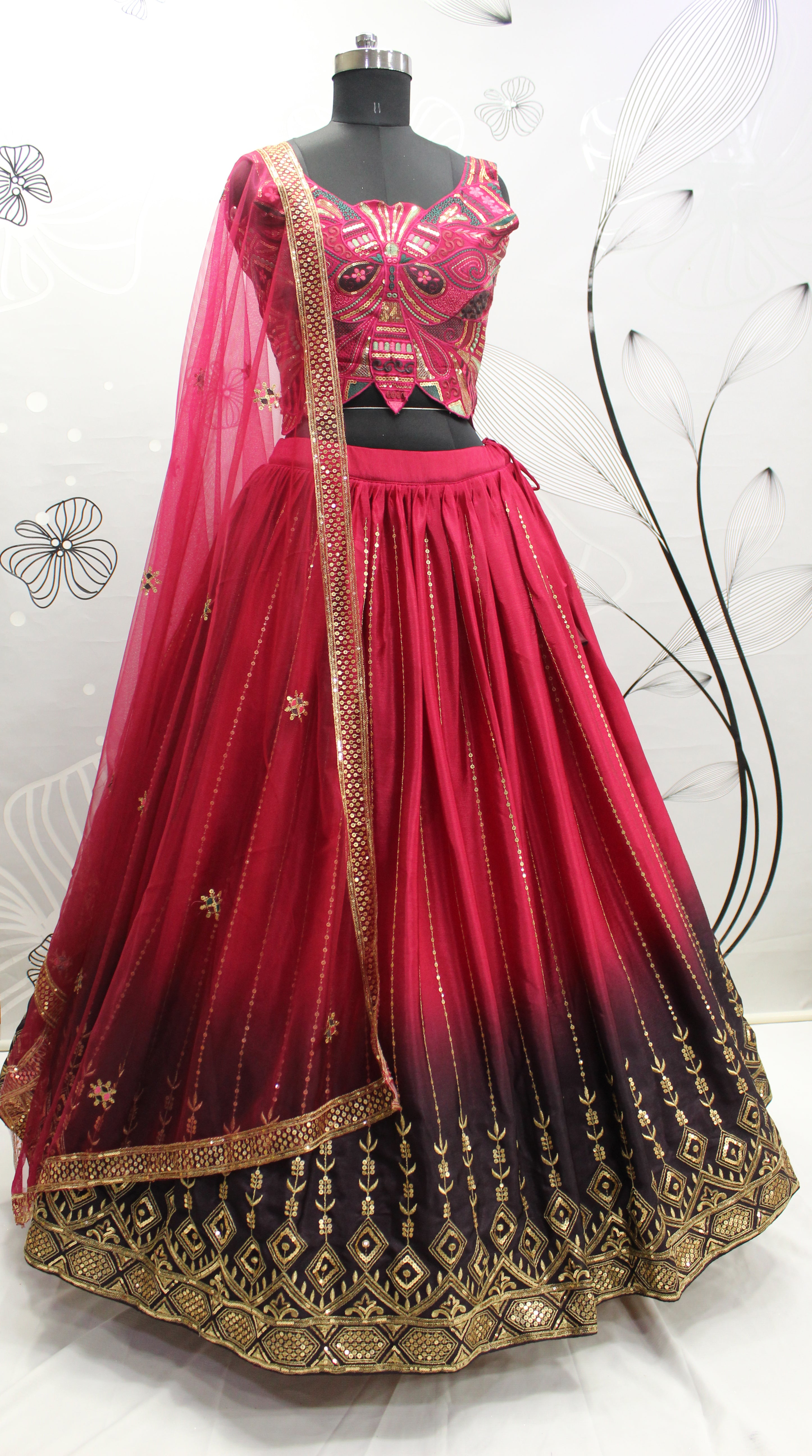 Fancy Satin Lehenga Choli For Women Fabric: Satin Type: Semi StitchedWaist:  28.0 - 38.0 (in inches)Bust: 38.0 - 44.0 (in inches)Within 6-8 business  days However, to find out an actual date of