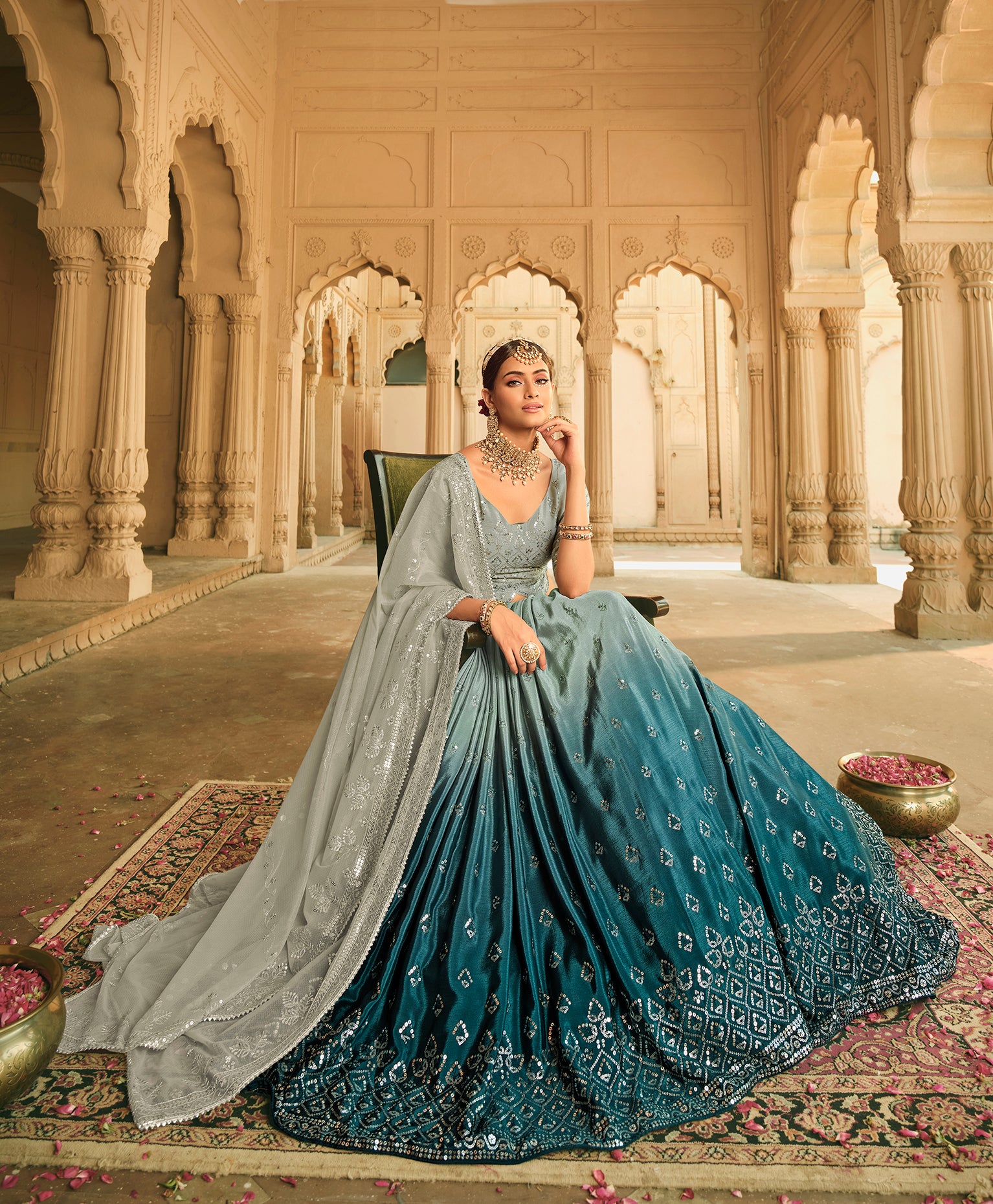 20 Bewitching Grey Bridal Lehenga Design Ideas for the Modern Brides