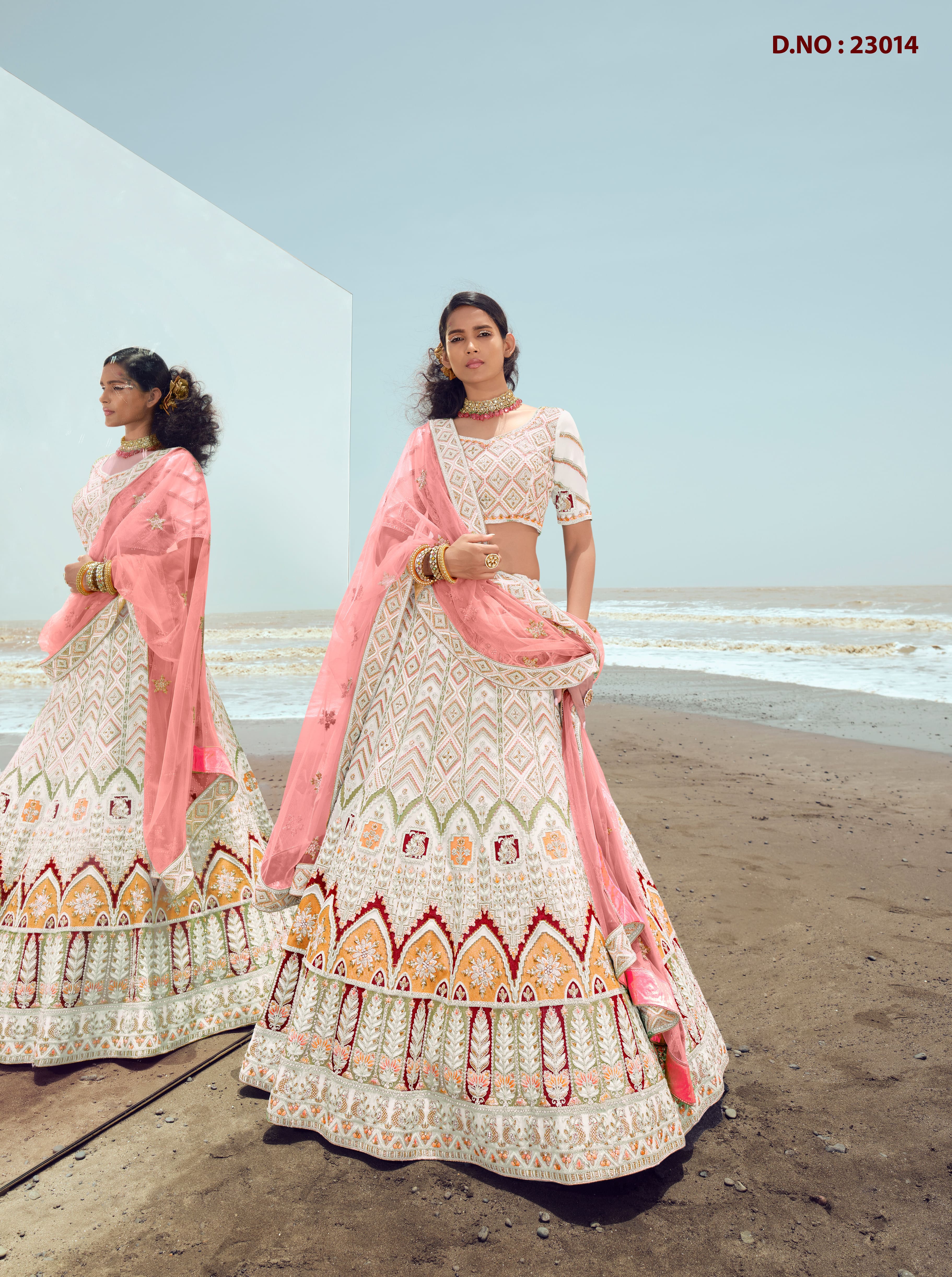 Off White Lehenga • Anaya Designer Studio | Sarees, Gowns And Lehenga Choli