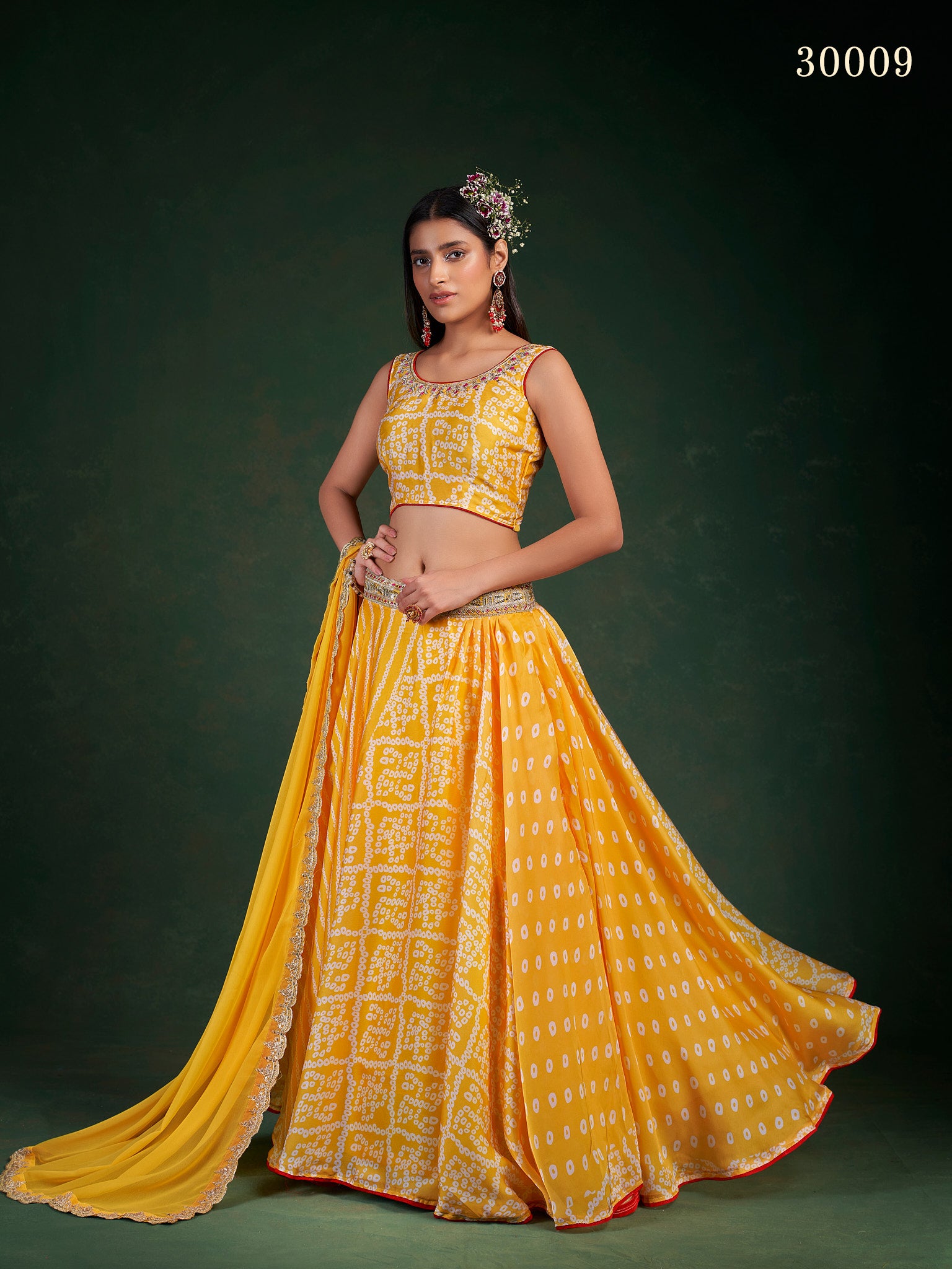 Yellow Colour Fancy Digital Printed Work Lahenga Choli With Dupatta –  garment villa