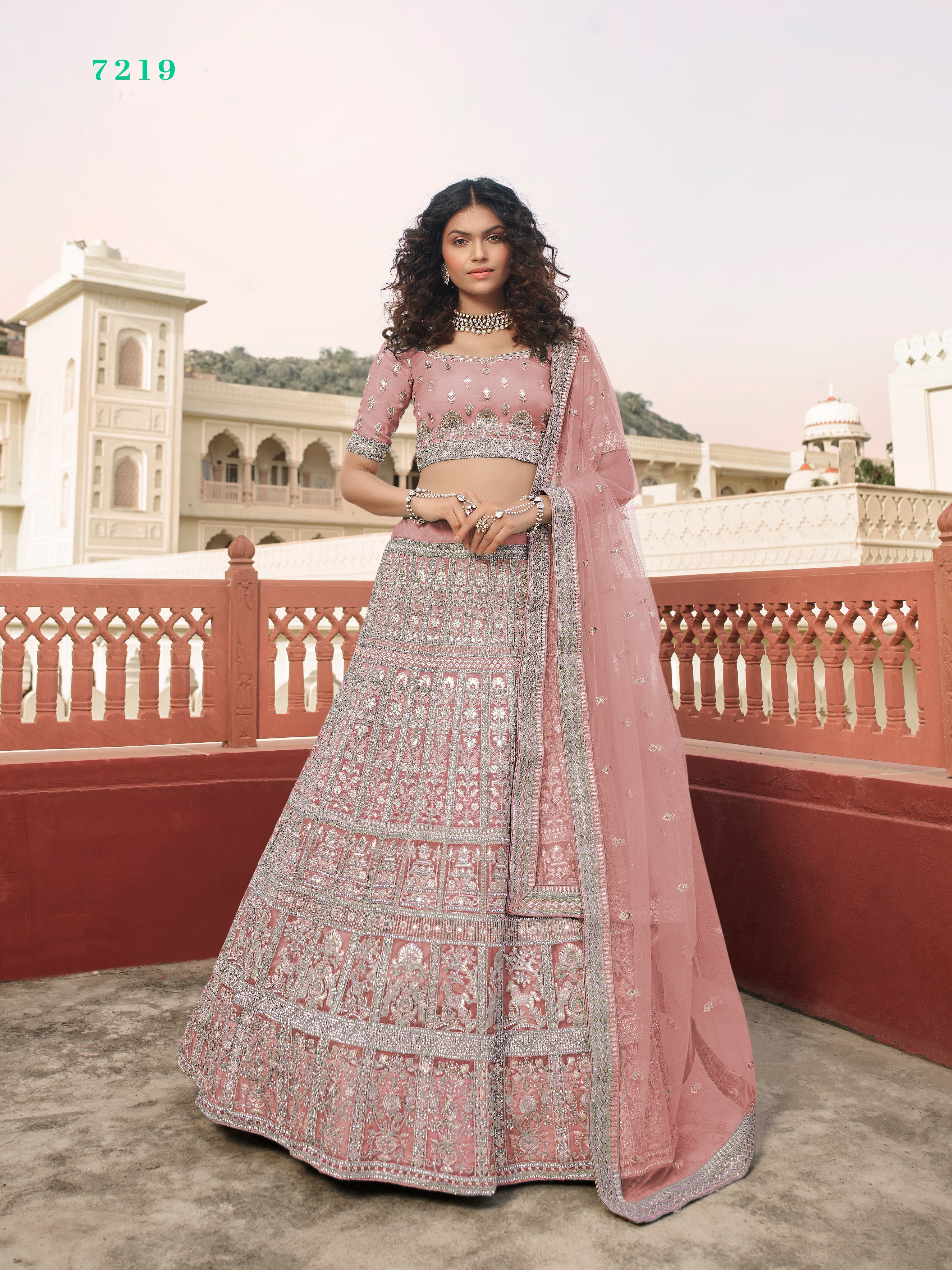 Buy Panchhi Embellished Sequinned Semi Stitched Lehenga & Unstitched Blouse  With Dupatta - Lehenga Choli for Women 21055054 | Myntra