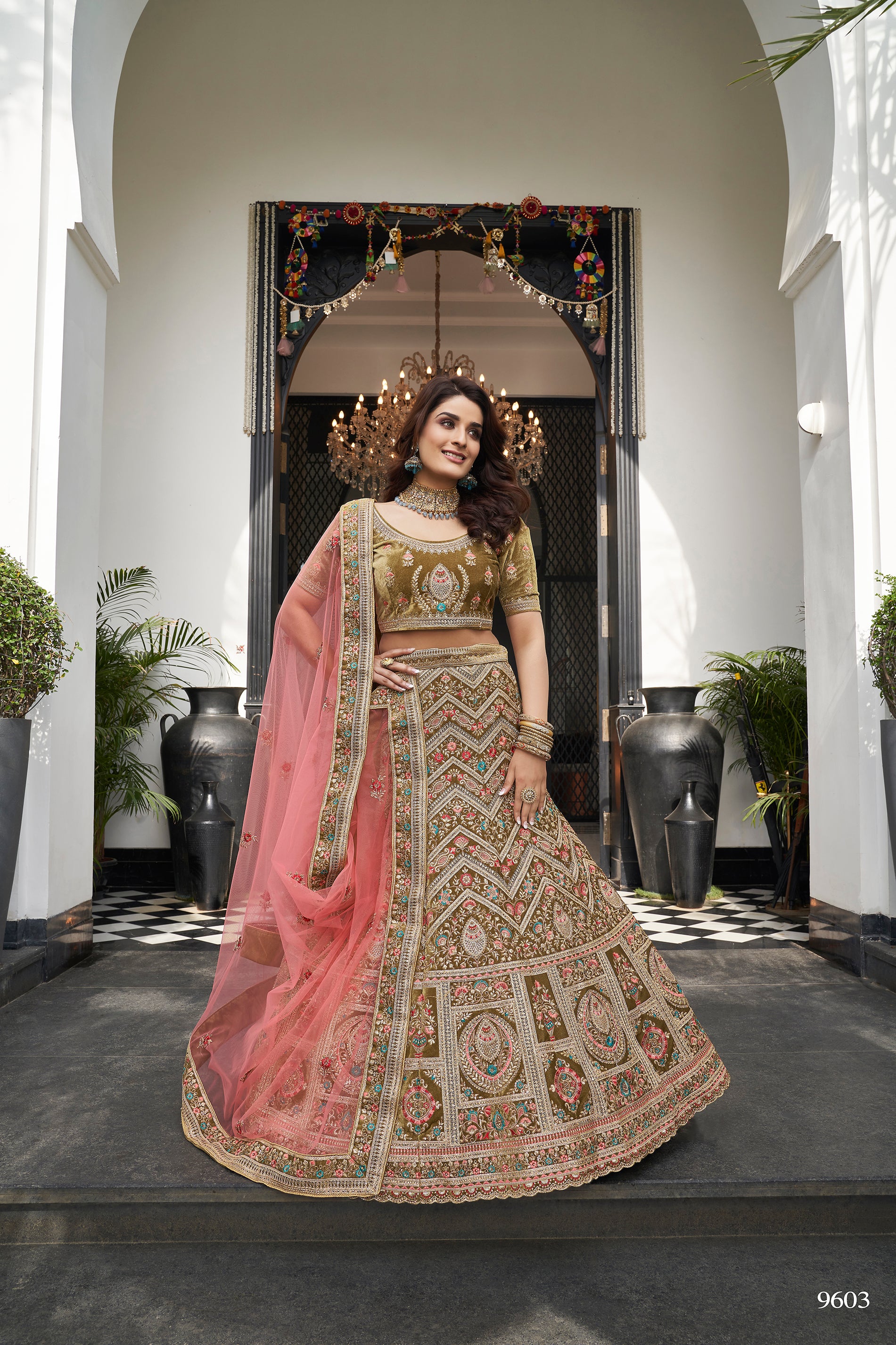Luxurious Work Bridal Lehenga (L0024) | Palkhi