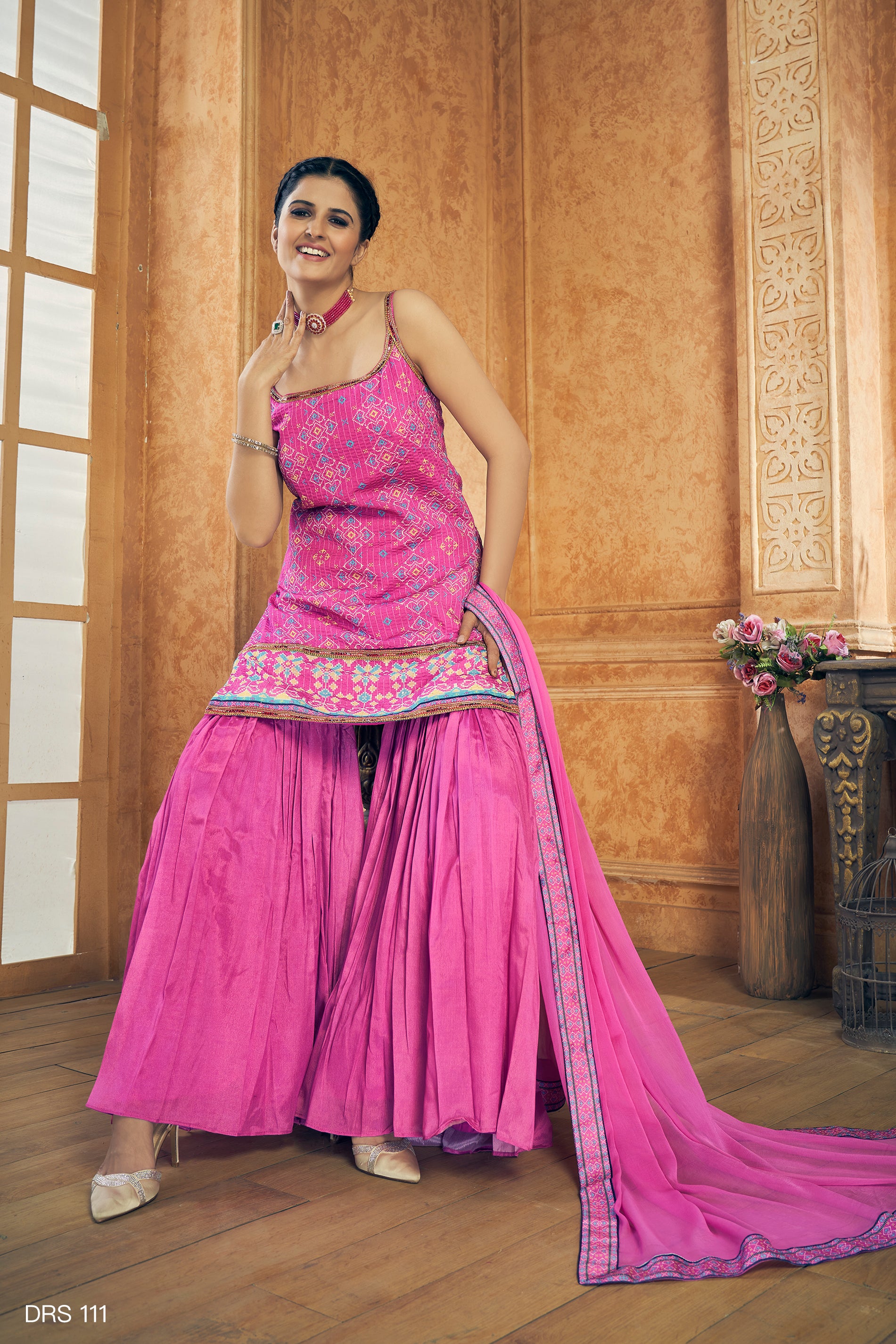 Beautiful Pink Designer Salwar suit At Best Price - Joshindia