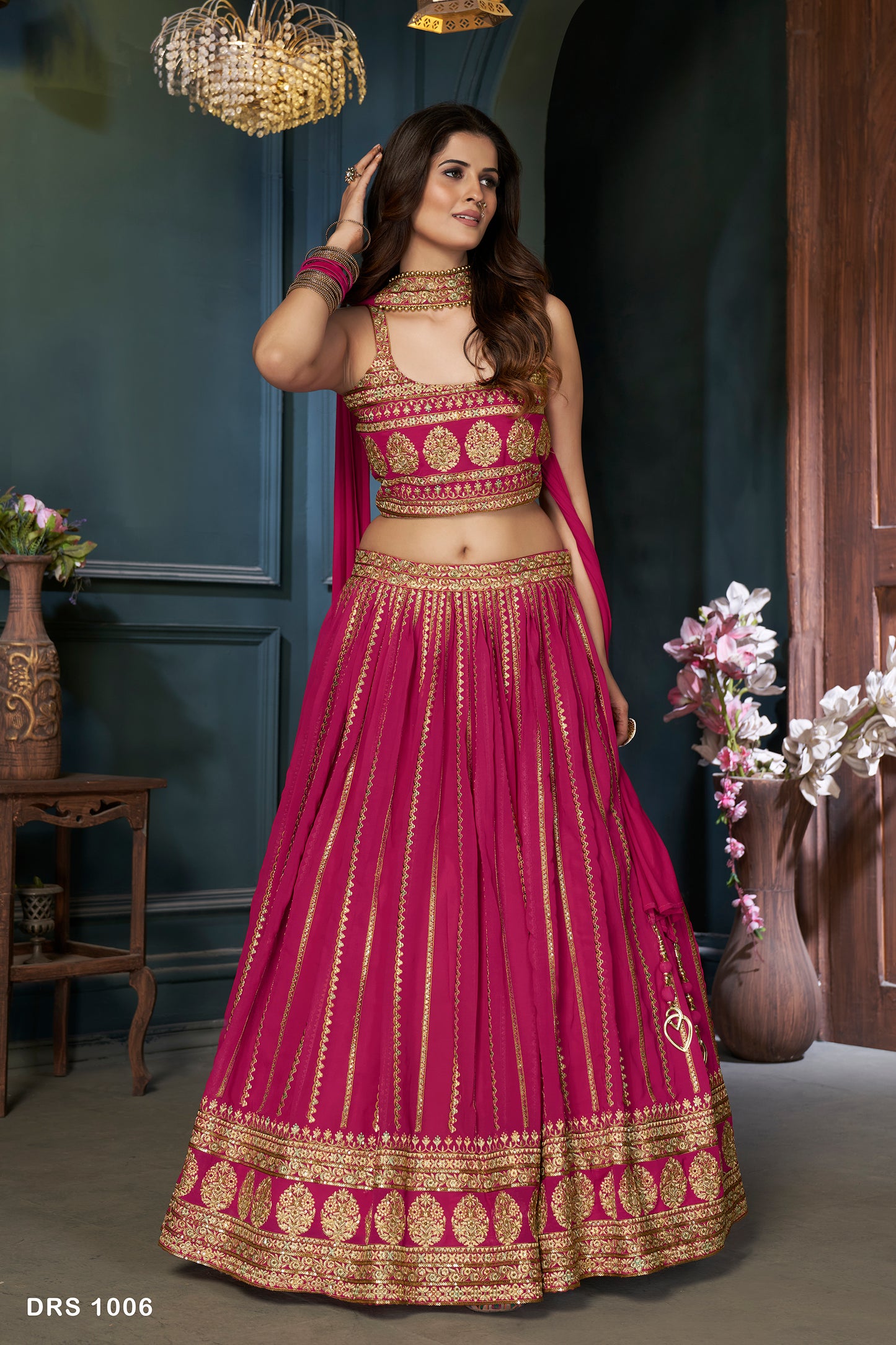 Pink Color Heavy Designer Lehenga Choli Buy Online - Joshindia