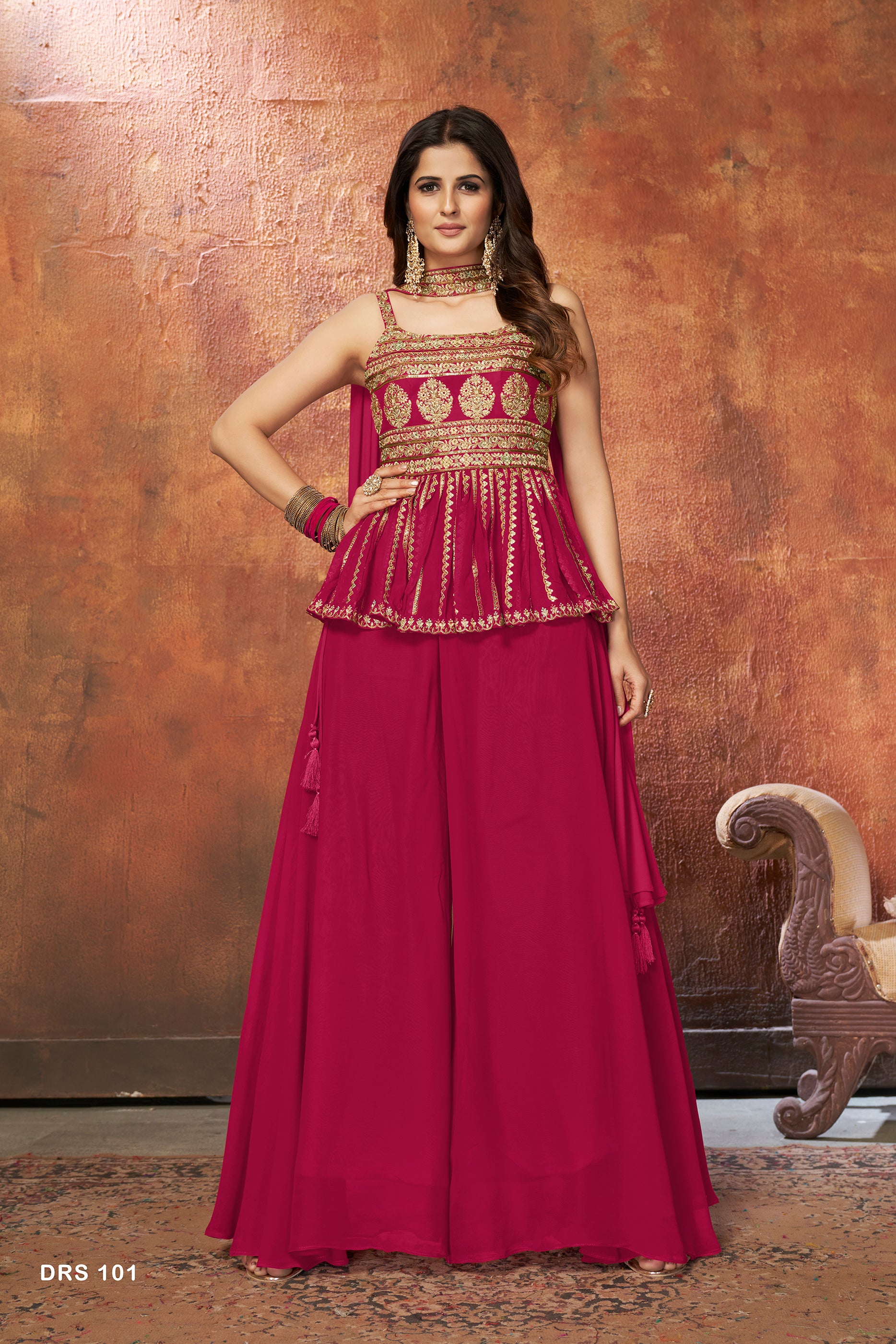 Beautiful Pink Designer Salwar suit At Best Price - Joshindia