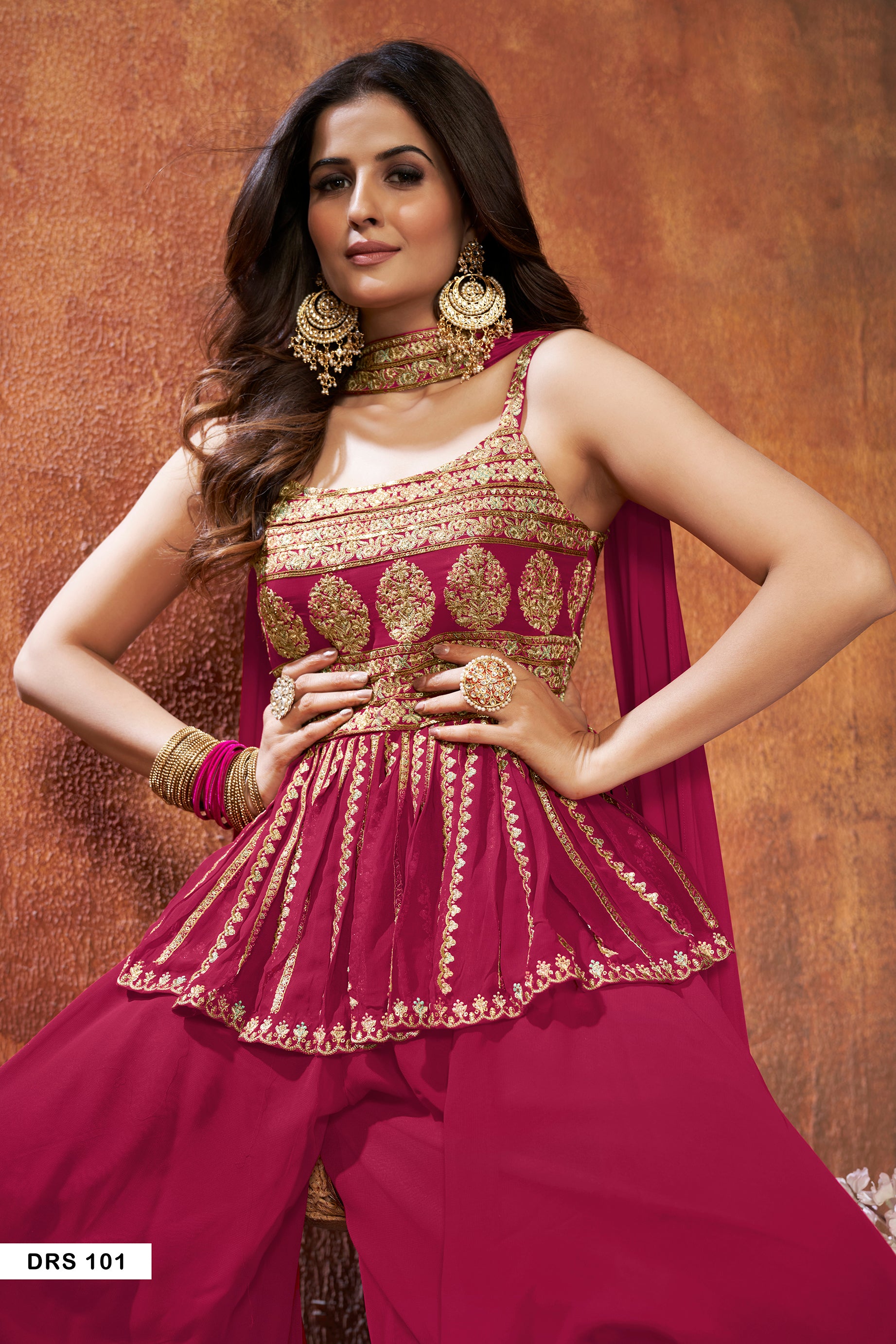 Beautiful Pink Designer Salwar suit At Best Price - Joshindia