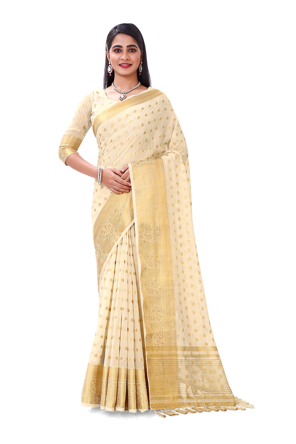 Pure Handloom Banarasi Tissue Sarees Online Shopping India Best Price –  Sunasa