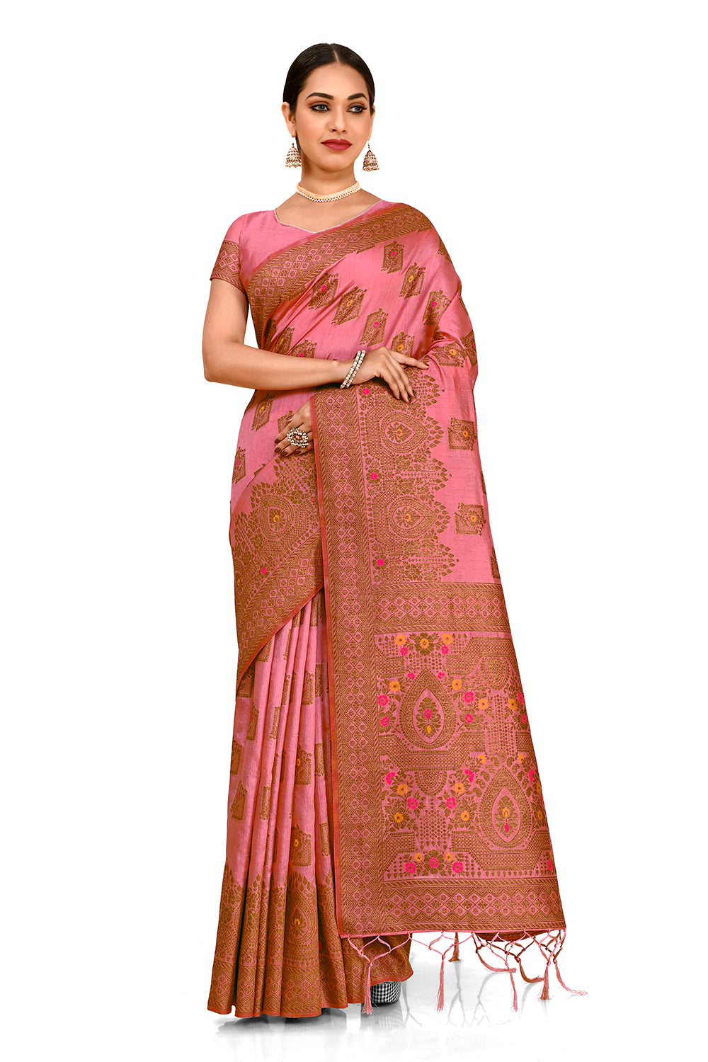 Buy Blue Woven Banarasi Kora Silk Saree For Women by Adara Khan Online at  Aza Fashions.