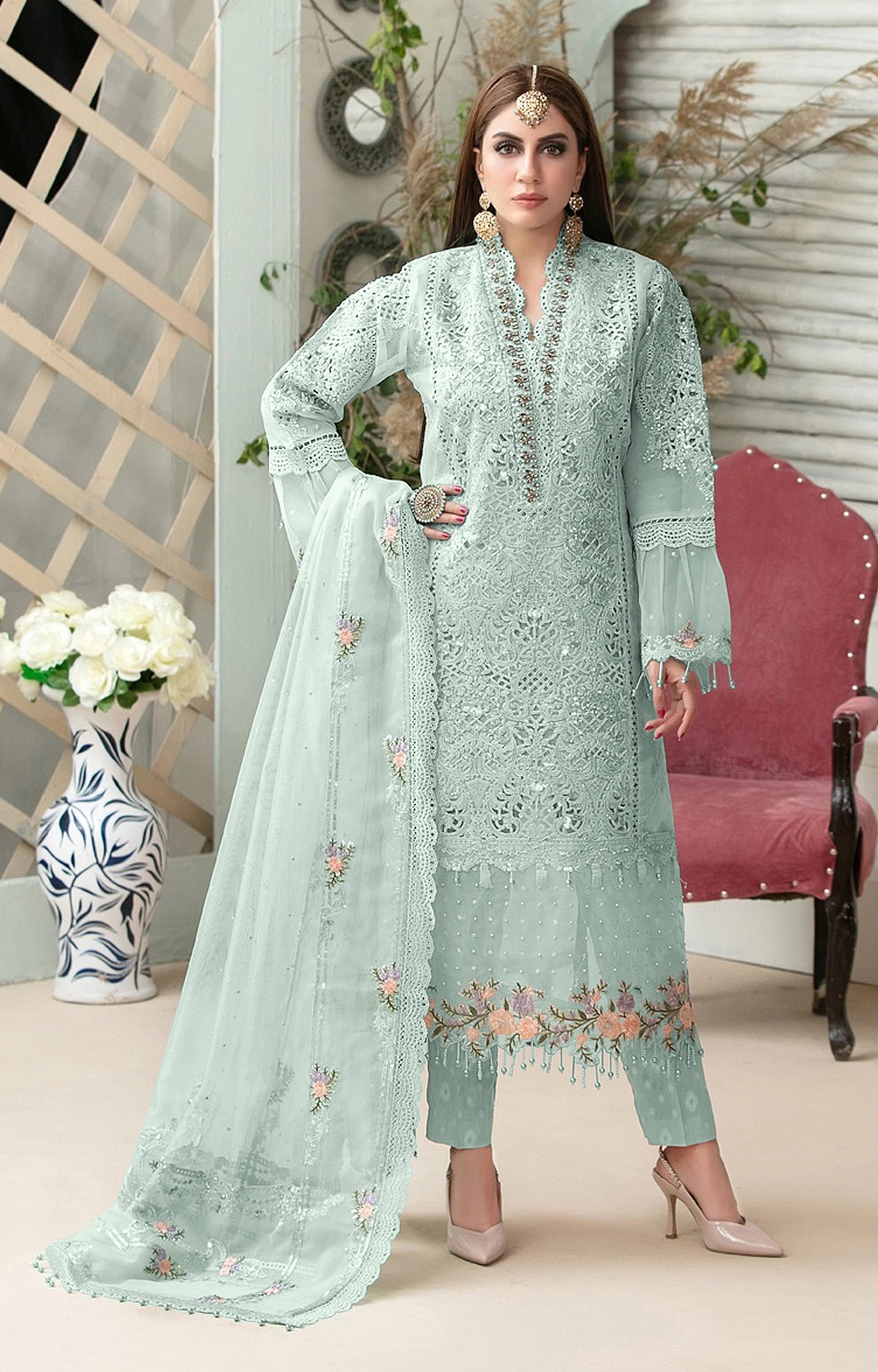 Afghani hot sale suit salwar