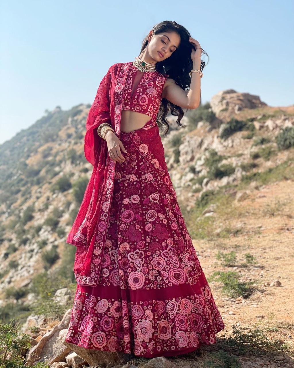 Buy SRQ TRENDS Girls stylish ethnic wear clothing set| Lehenga Choli for  teen girls Flower Printed Party dress (11-12 years) Online at Best Prices  in India - JioMart.