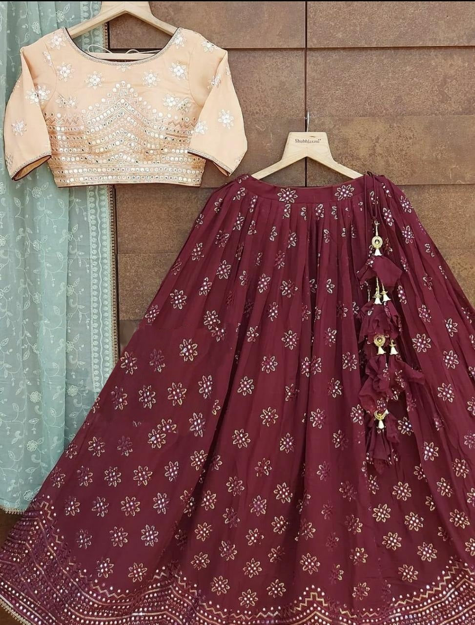 Shop Crop Top Lehenga for Wedding | Crop Top Dresses For Wedding - Mumbai,  India - Popin Designer