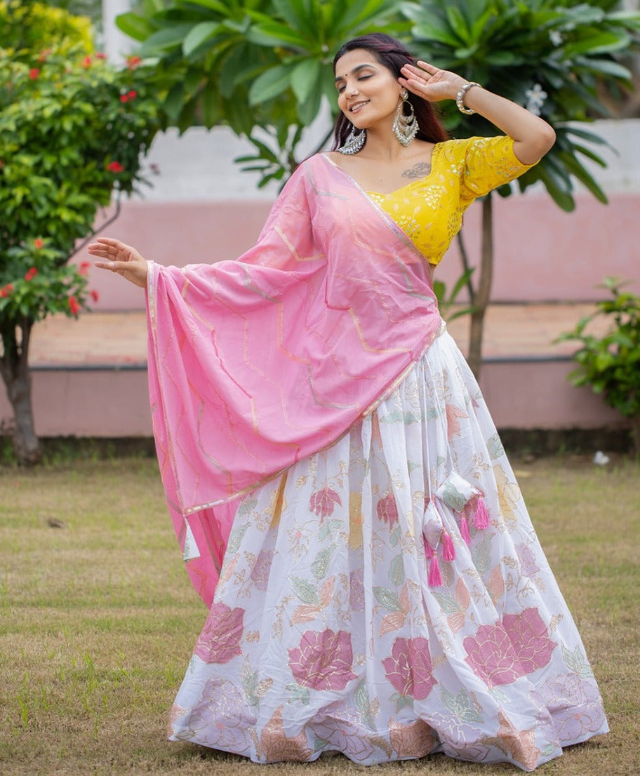 Launching Designer Wedding Wear Look Paired Our Rani Pink Paithani Leh –  Sareevillahub