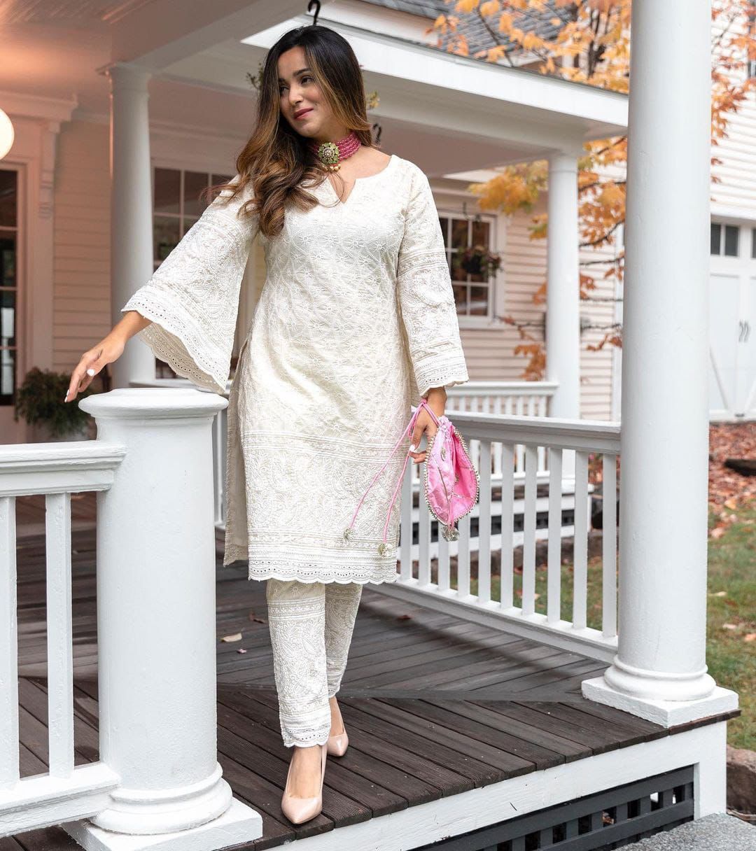 Farida Hassan Chicken Kari Luxury Lawn Collection D-65 - Anabias Collection  - Women Clothing 2020: Dresses, Suits, Clothes Online Shopping in Pakistan