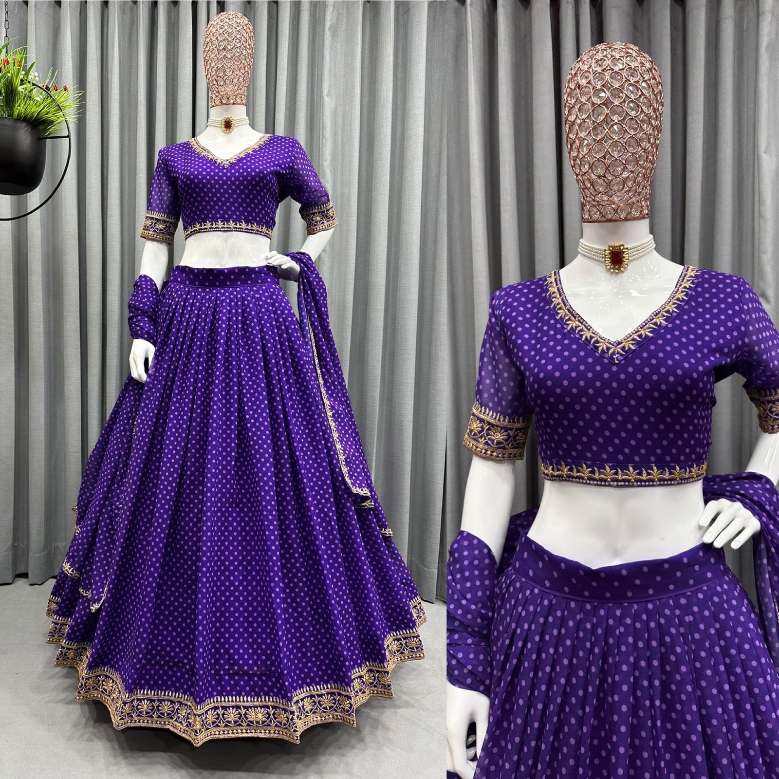 Trending Purple Color Lehenga Choli For Wedding - Joshindia