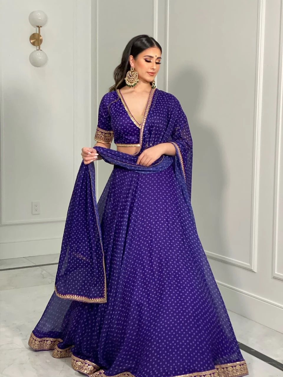 Trending Purple Color Lehenga Choli For Wedding - Joshindia