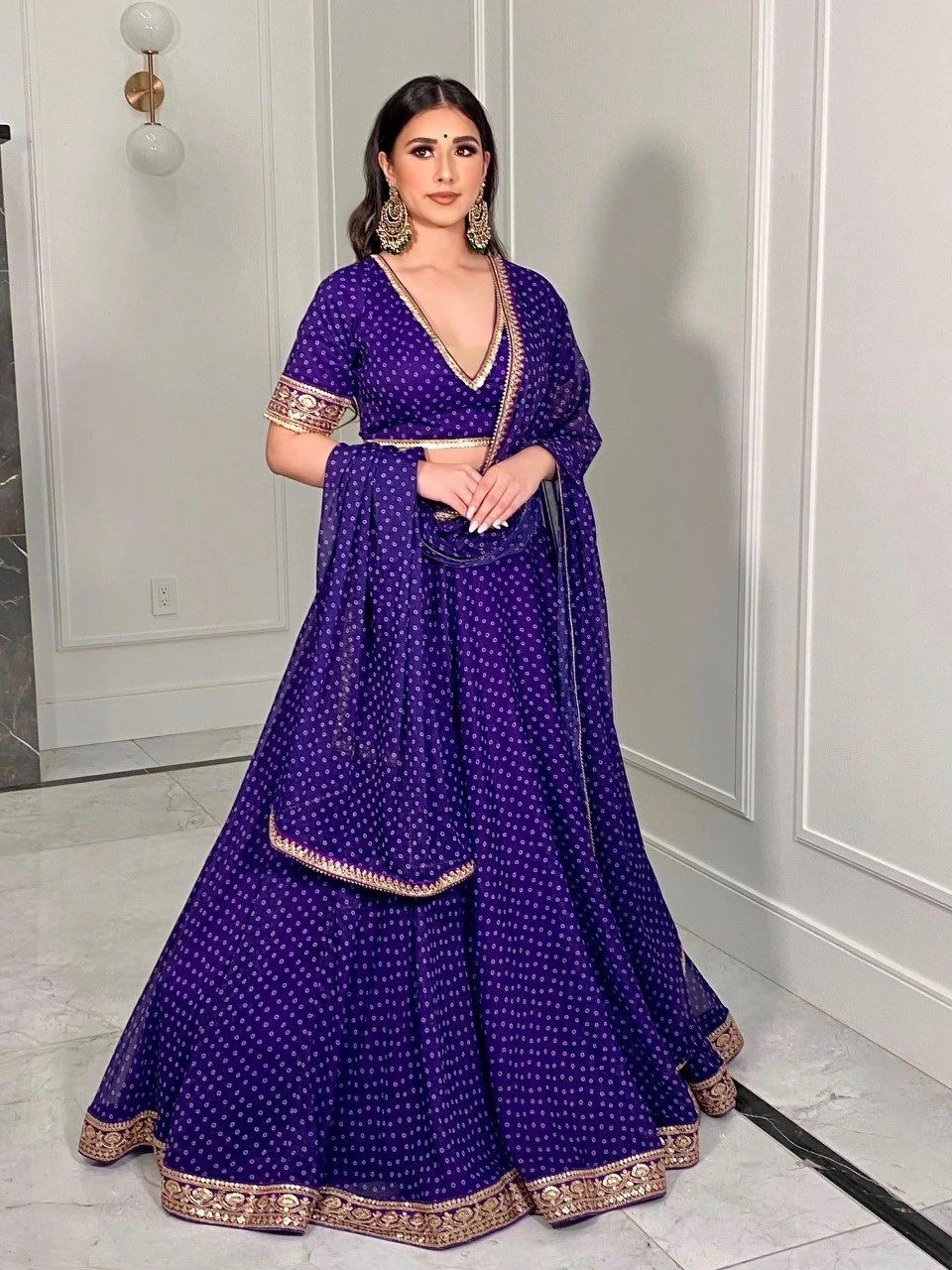 Trending Purple Color Lehenga Choli For Wedding - Joshindia