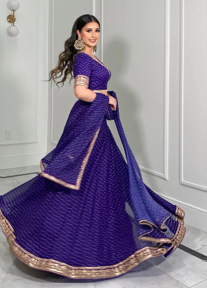 Trending Purple Color Lehenga Choli For Wedding - Joshindia