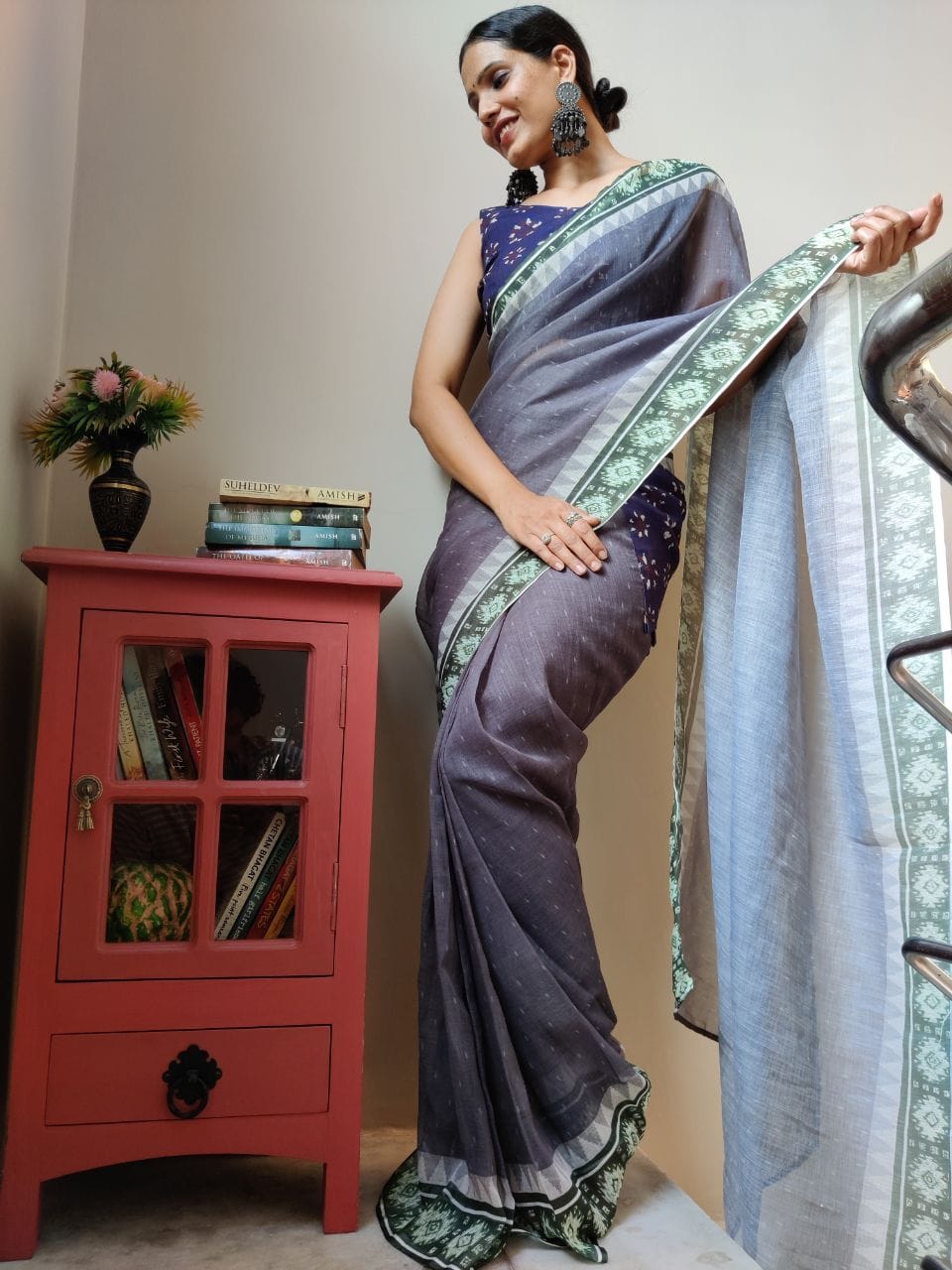 Pre stitched sales saree online