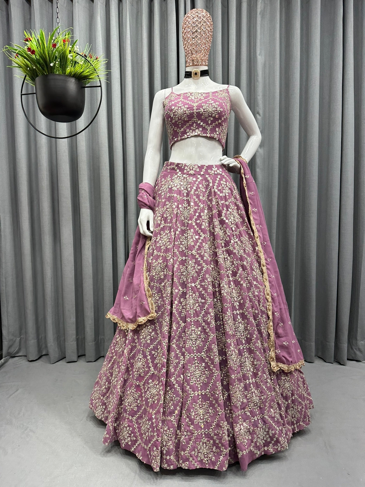 Buy Elegant Peach Net Golden Embroidered Wedding Wear Lehenga Choli Set For  Women – Shopgarb Store