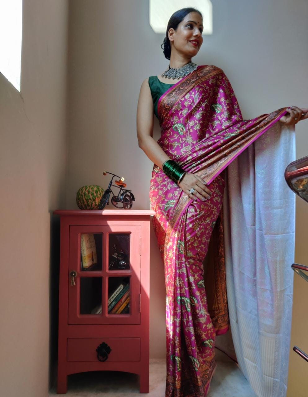 Multicolored Blended Cotton Embroidered Sarees SASUF401
