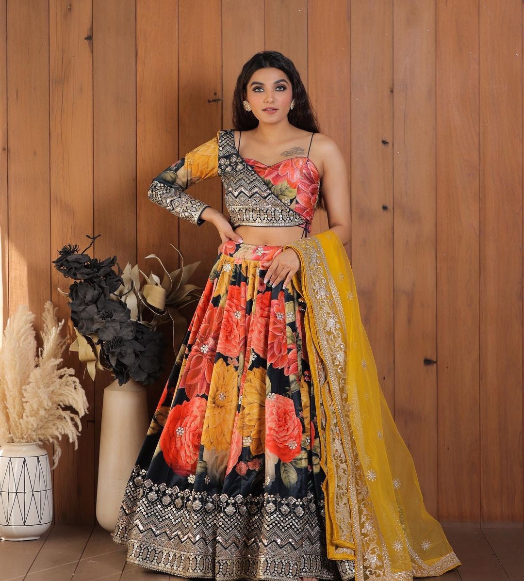 Shanaya Kapoor in Rahul Mishra lehenga serves the perfect bridesmaid look  for the shaadi season. See pics inside | Hindustan Times
