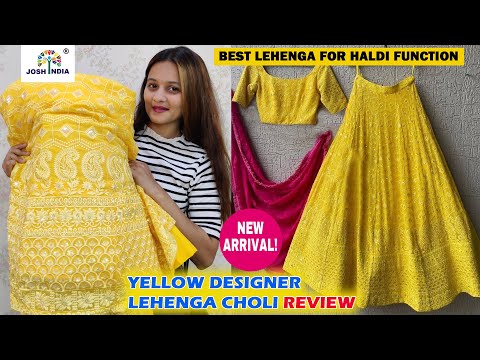 Haldi Yellow Lehenga - Women Clothing Store