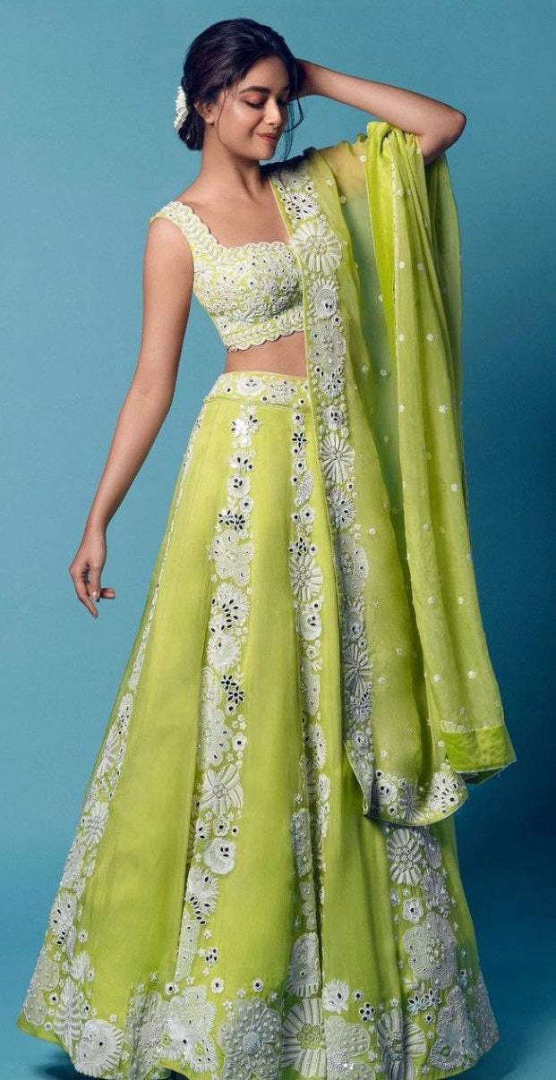 Shine Shopiee Party Wear Embroidered Net Lehenga at Rs 999 in Dehradun
