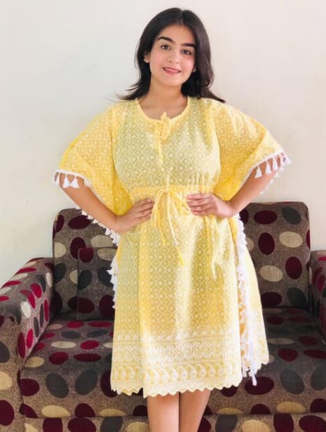 New Yellow Color Kaftan Buy Now - Joshindia